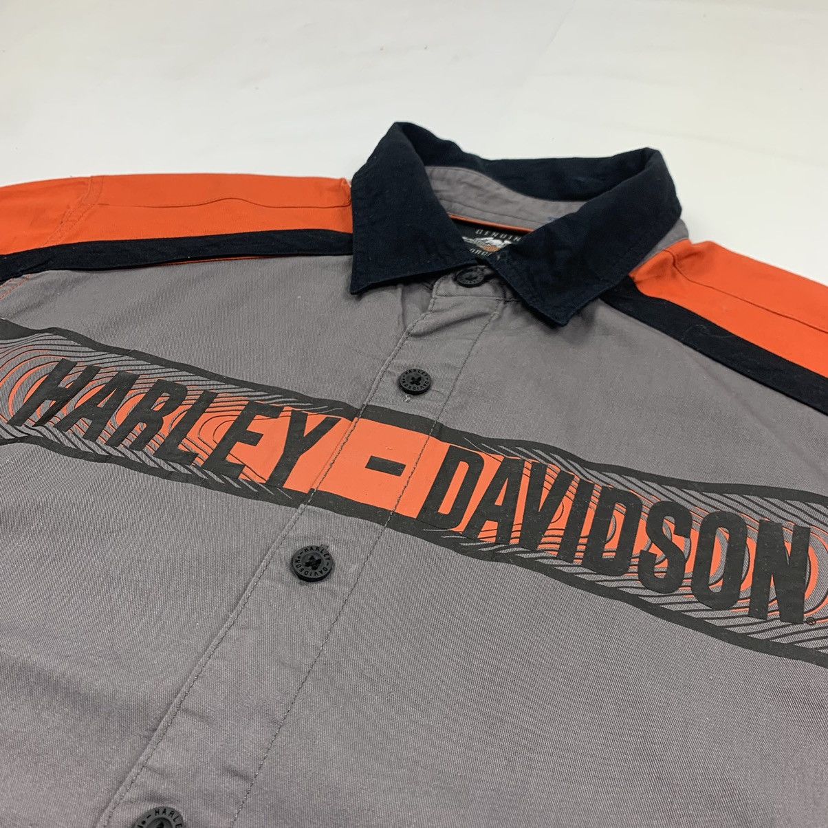 Harley Davidson × Vintage Vintage Harley Davidson Button Up Shirt Size US S / EU 44-46 / 1 - 5 Thumbnail