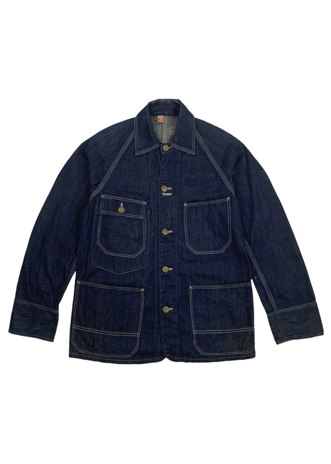 Blue Blue Japan Vintage Blue Blue Japan Denim Jacket Size US S / EU 44-46 / 1 - 1 Thumbnail