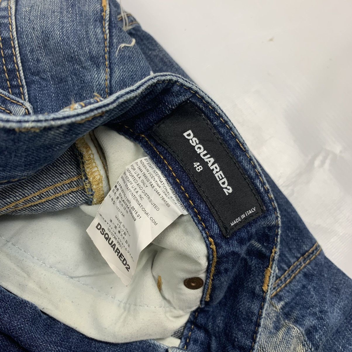 Dsquared2 × Vintage Vintage Distressed Dsquared2 Denim Jeans Pant Size US 33 - 16 Thumbnail