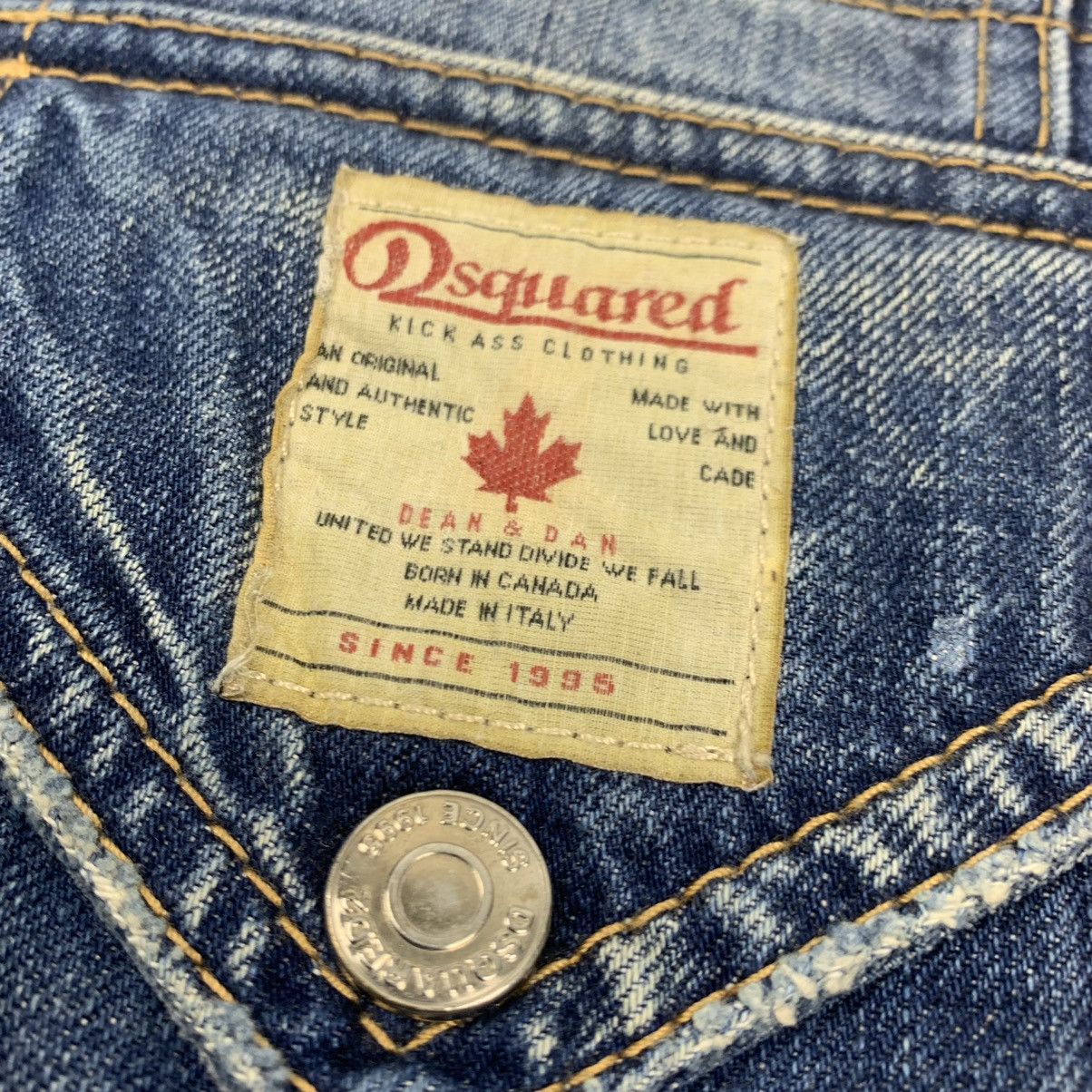Dsquared2 × Vintage Vintage Distressed Dsquared2 Denim Jeans Pant Size US 33 - 15 Thumbnail