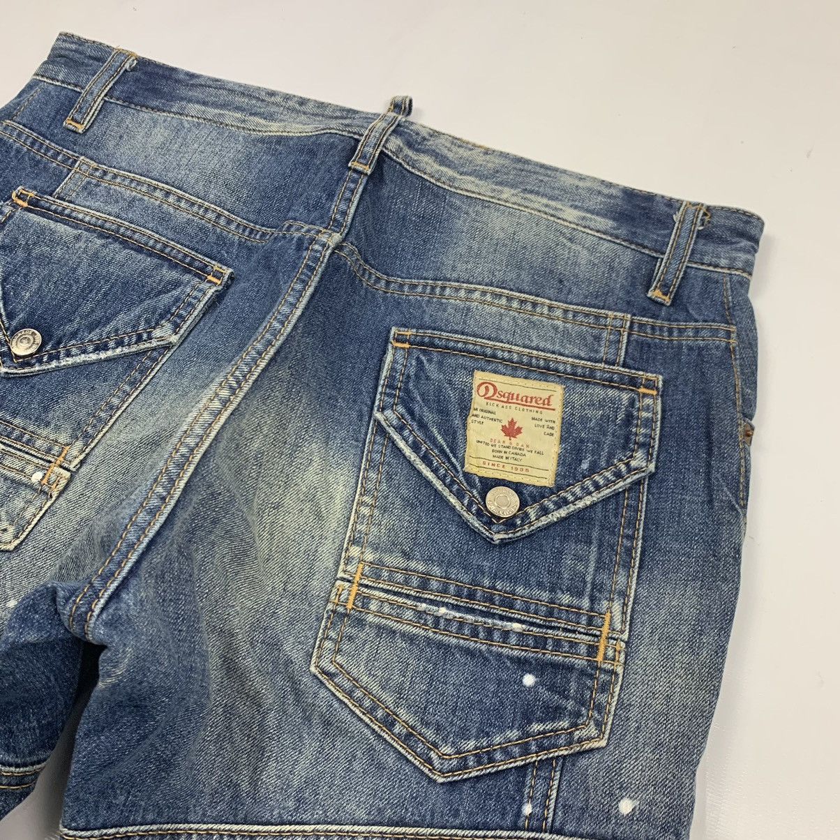 Dsquared2 × Vintage Vintage Distressed Dsquared2 Denim Jeans Pant Size US 33 - 13 Thumbnail