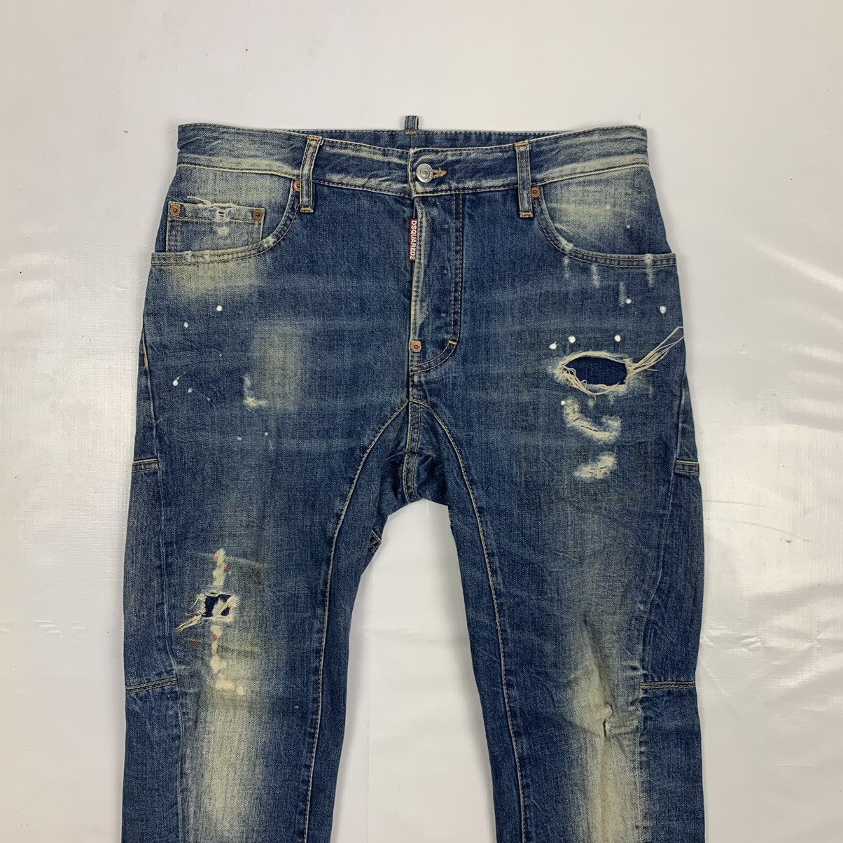 Dsquared2 × Vintage Vintage Distressed Dsquared2 Denim Jeans Pant Size US 33 - 2 Thumbnail