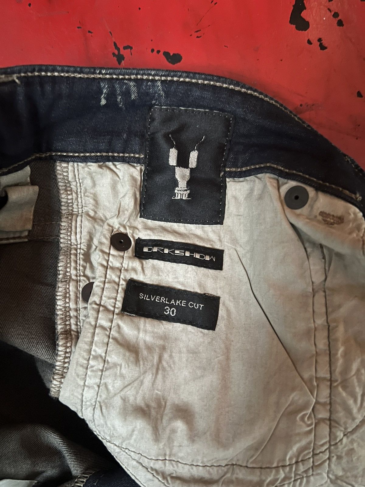 Rick Owens Rick Owens Drkshdw Denim Silverlake Cut Size 30 Size US 29 - 6 Thumbnail