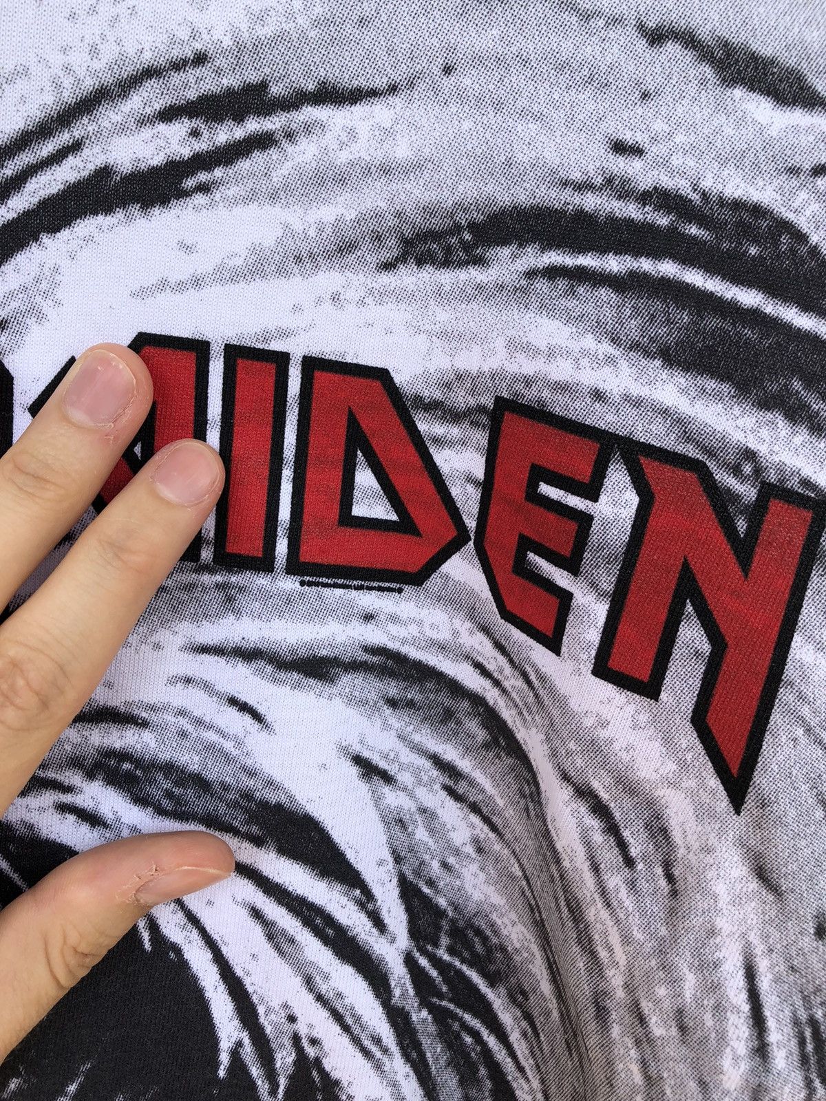 Band Tees × Iron Maiden Iron Maiden Full Print Vintage 90s style tee XLarge Size US XL / EU 56 / 4 - 3 Thumbnail