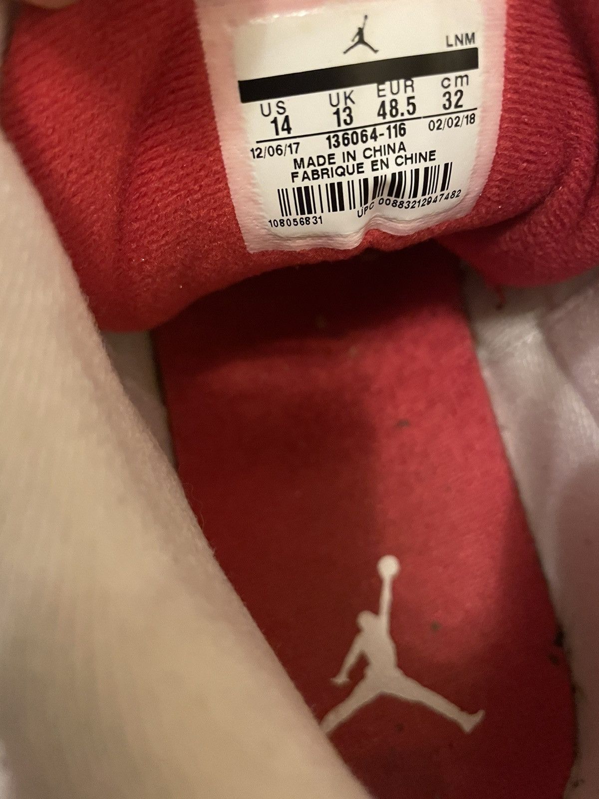 Jordan Brand Air Jordan 3 Retro Hall of Fame 2018 Size US 14 / EU 47 - 6 Thumbnail