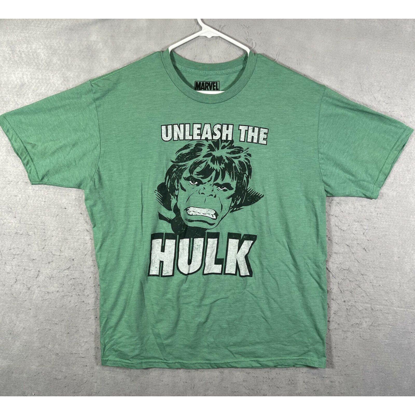 Vintage A1 Marvel Unleash The Incredible Hulk T-Shirt Mens Size XL ...