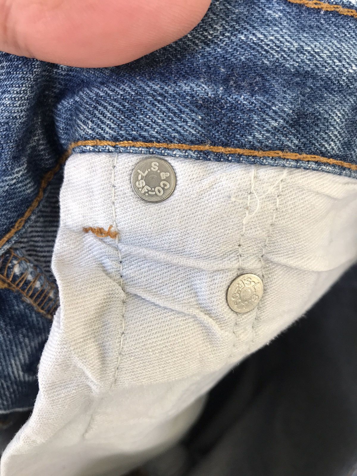 Levi's × Vintage Vintage 80s Levis 501 Regular Jeans Size US 30 / EU 46 - 15 Thumbnail