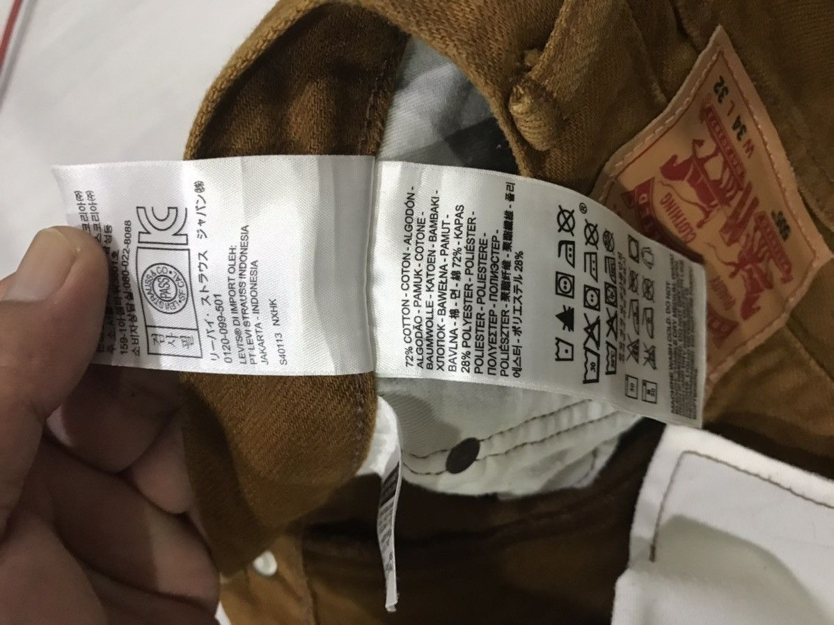 Levi's Levis 505 Bristish Khakis Denim Size US 35 - 14 Thumbnail