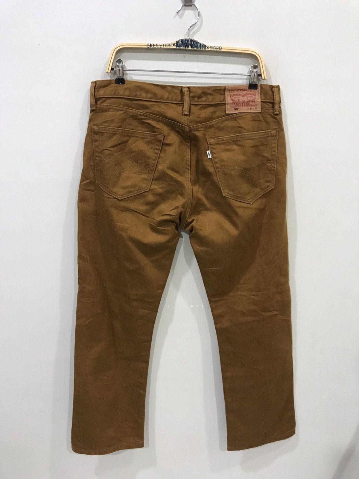 Levi's Levis 505 Bristish Khakis Denim Size US 35 - 8 Thumbnail