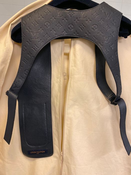 Louis Vuitton 2019 Embossed Mid Layer Vest - Blue Outerwear