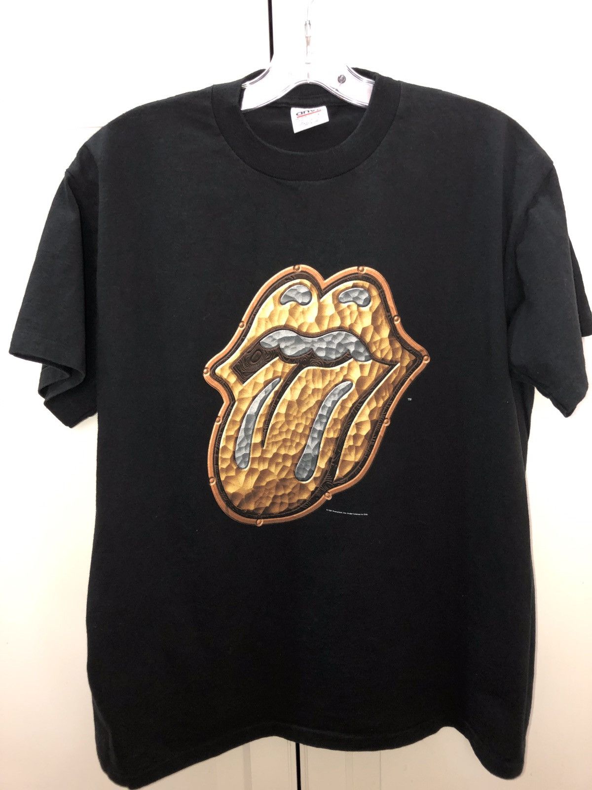 Anvil × The Rolling Stones × Vintage 1997/98 Rolling Stones Bridges Of Babylon Band Tour Vintage Size US L / EU 52-54 / 3 - 1 Thumbnail