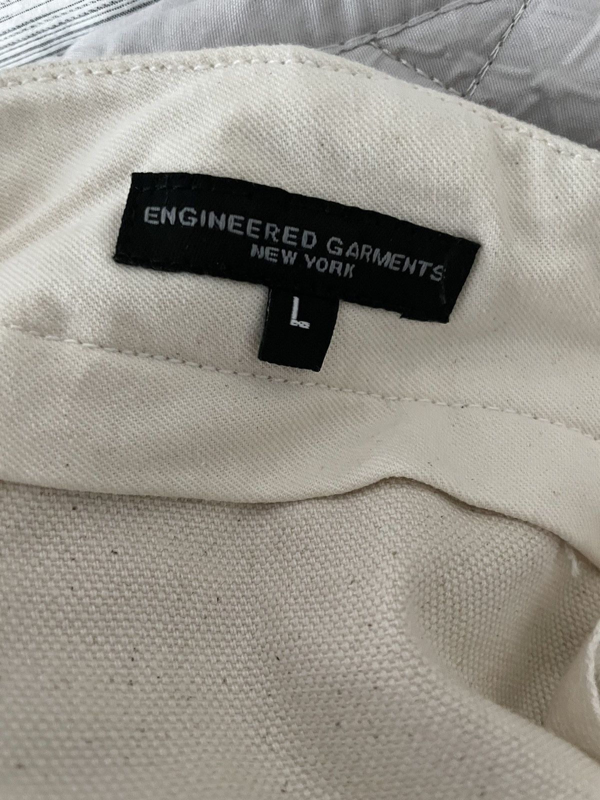 Engineered Garments Fatigue Pant Natural 12oz Duck Canvas Size US 34 / EU 50 - 3 Thumbnail