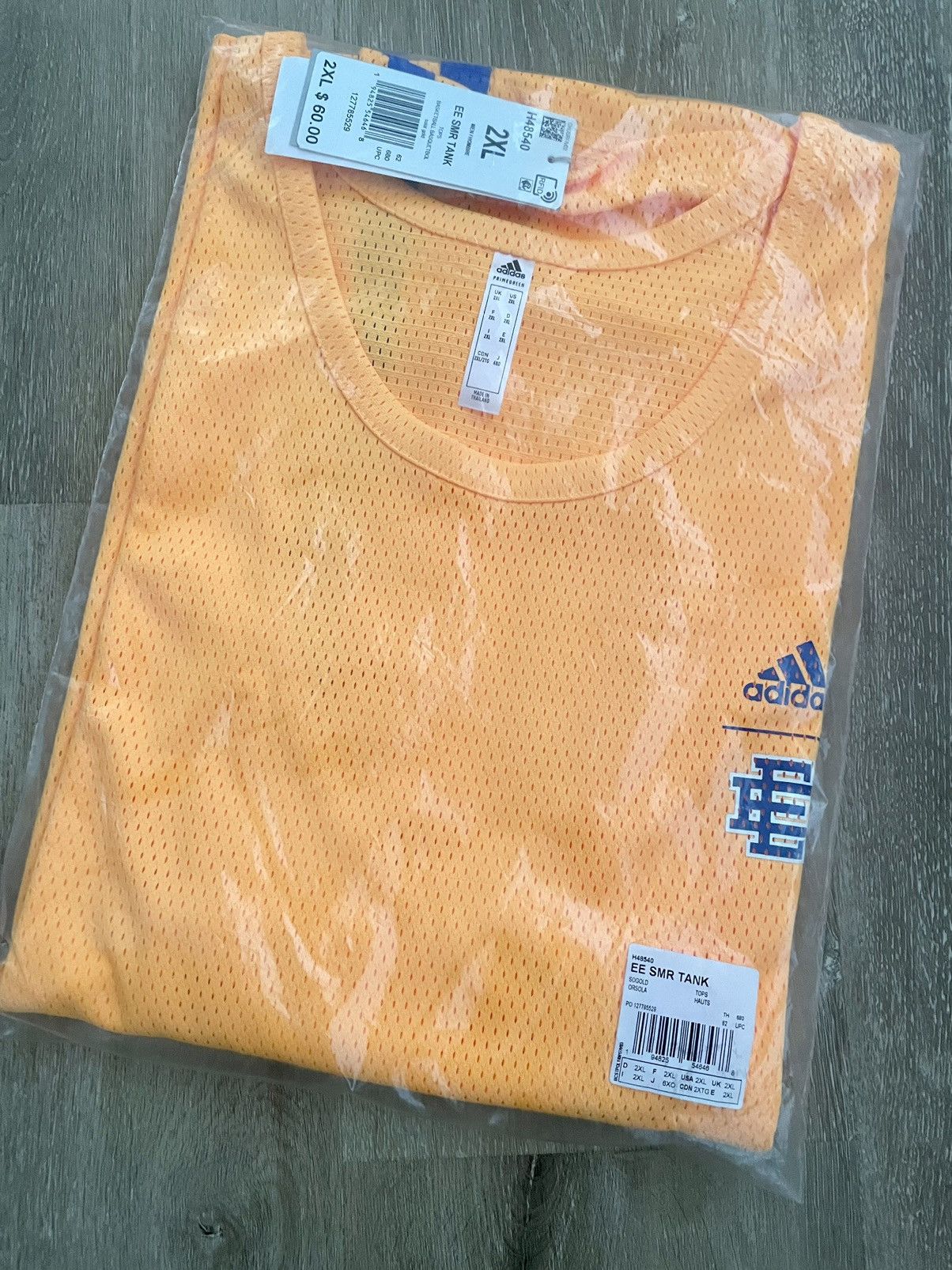Adidas × Eric Emanuel ERIC EMANUEL x Adidas HOOPS SUMMER ESSENTIALS TANK TOP Size US XXL / EU 58 / 5 - 8 Thumbnail