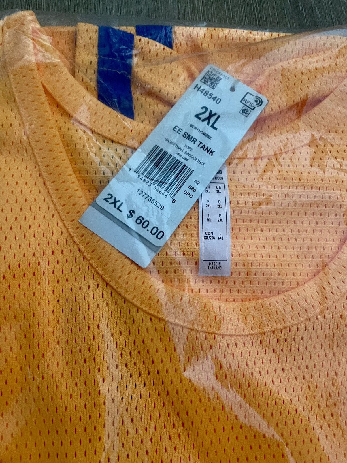 Adidas × Eric Emanuel ERIC EMANUEL x Adidas HOOPS SUMMER ESSENTIALS TANK TOP Size US XXL / EU 58 / 5 - 9 Thumbnail