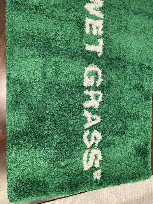 Virgil Abloh x IKEA MARKERAD Wet Grass Rug 195x132 cm Green