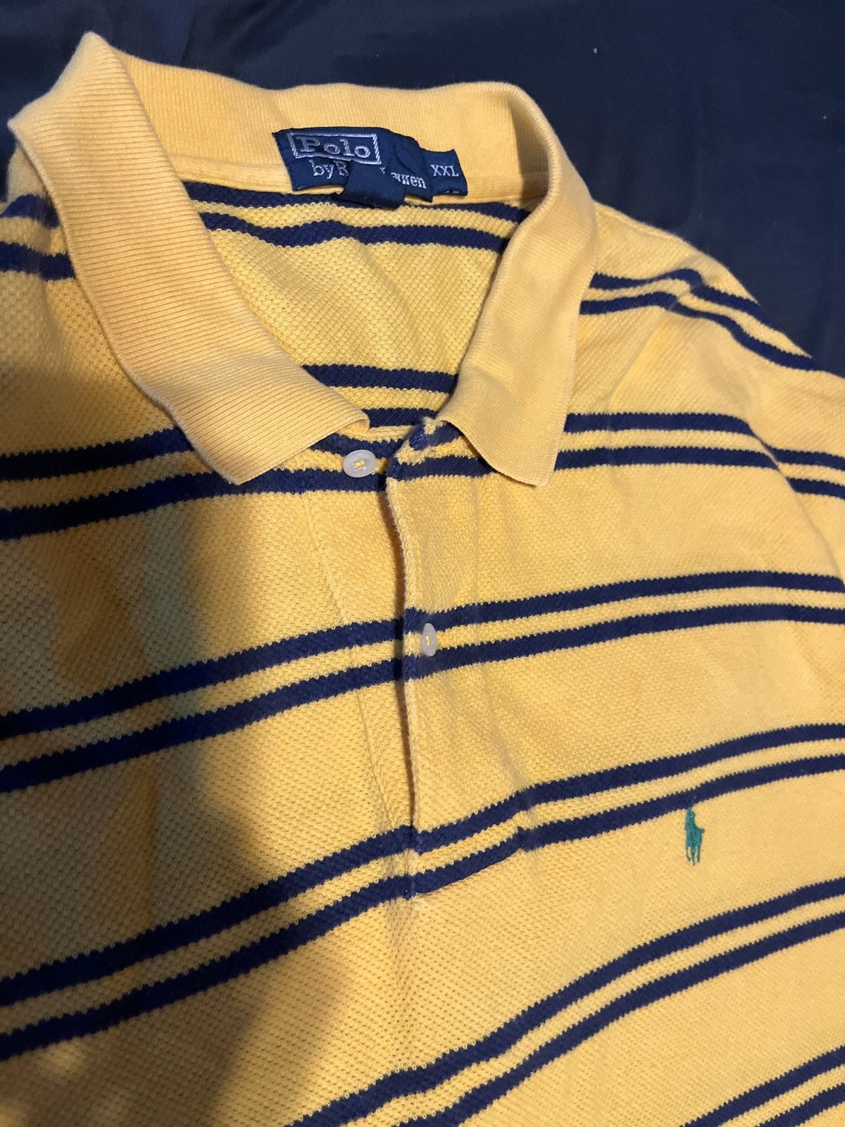 Polo Ralph Lauren vintage yellow polo ralph lauren sweater | Grailed
