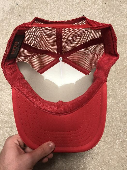 Japanese Brand Working on Dying Trucker Hat Red Size ONE SIZE - 5 Preview