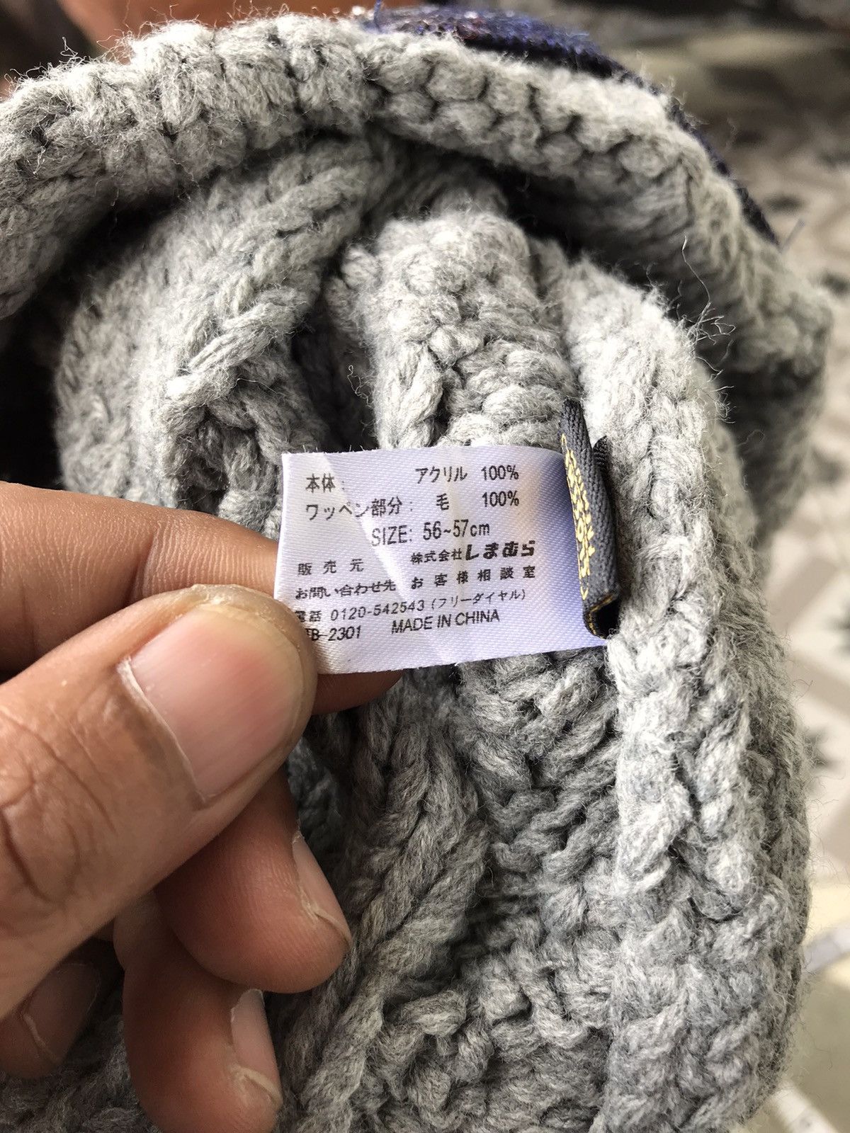 Harris Tweed Harris Tweed Knitwear Beanie Snowcap Size ONE SIZE - 6 Thumbnail