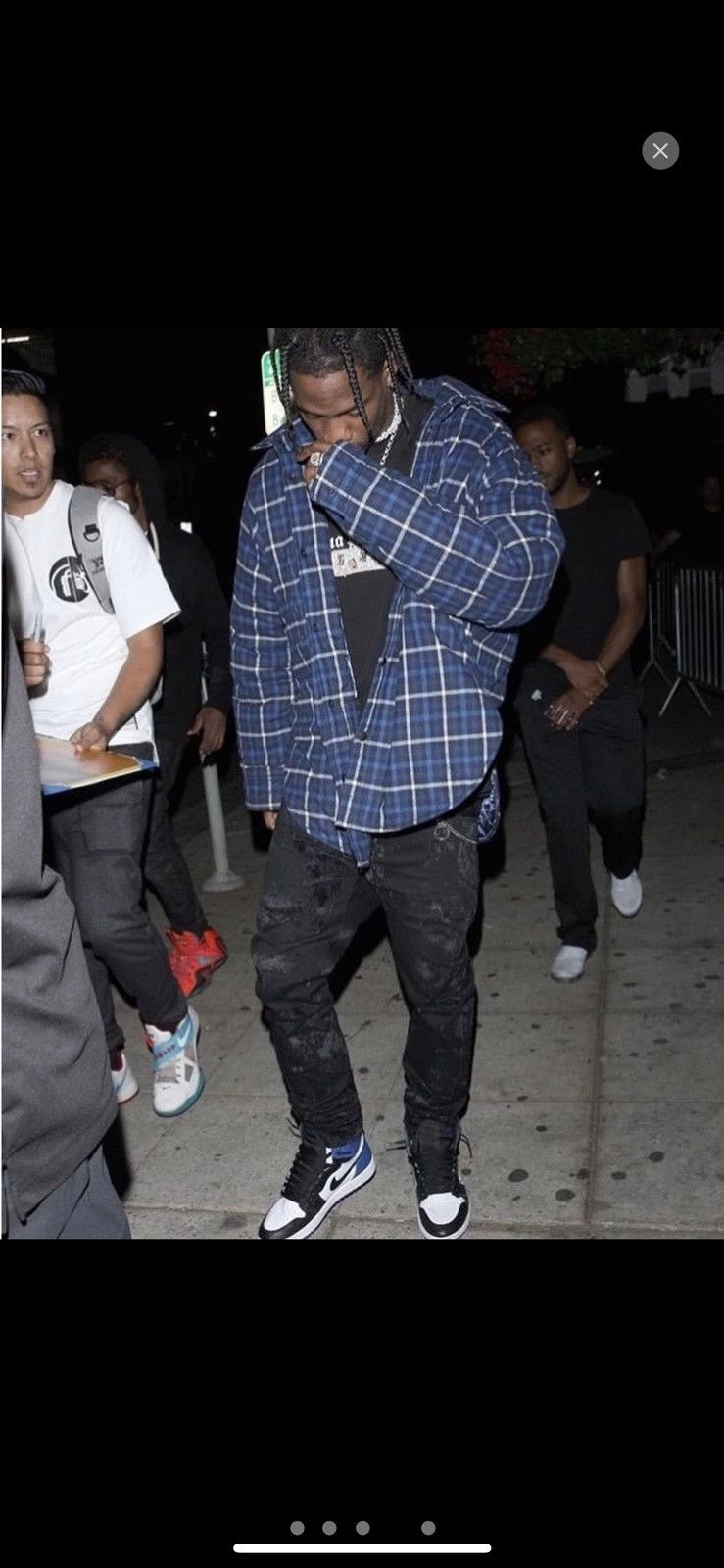 Travis Scott TRAVIS SCOTT INSPIRED VINTAGE LOOK ALIKE FLANNEL Size US XL / EU 56 / 4 - 5 Thumbnail