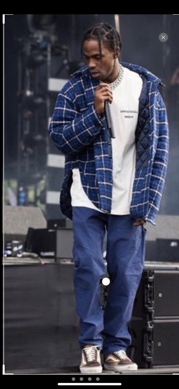 Travis Scott TRAVIS SCOTT INSPIRED VINTAGE LOOK ALIKE FLANNEL Size US XL / EU 56 / 4 - 4 Thumbnail