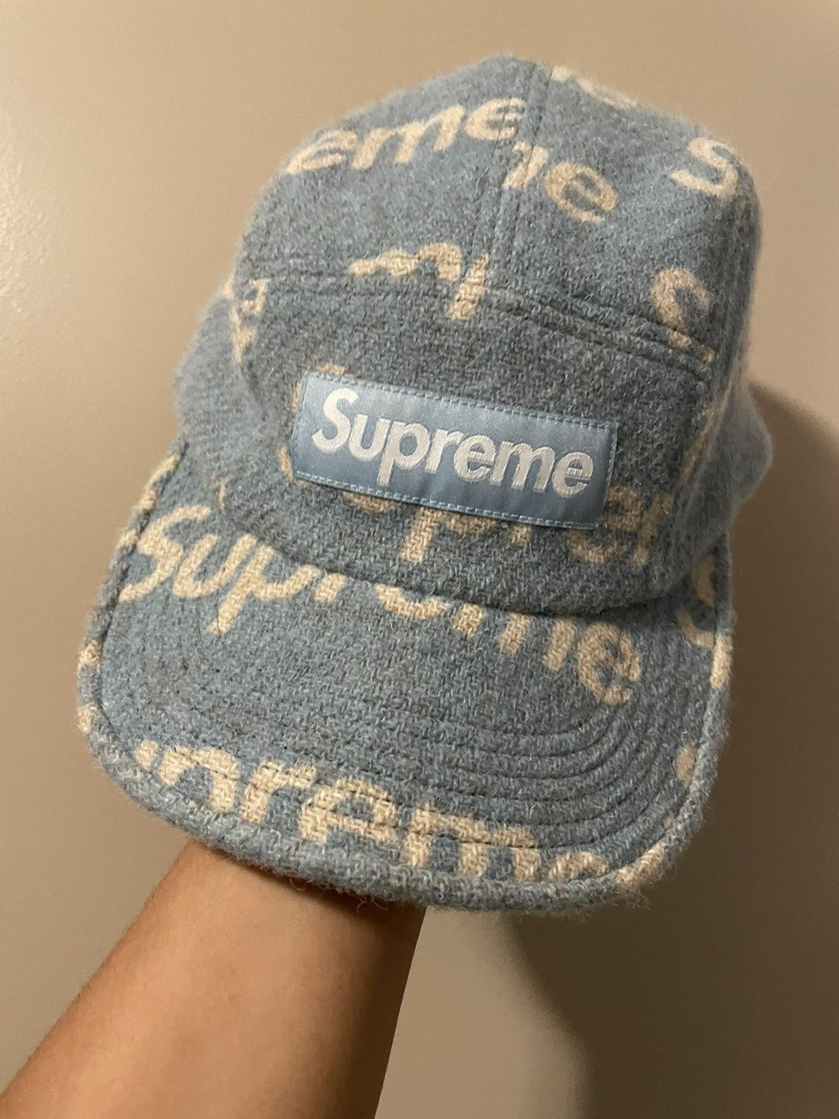 Harris Tweed × Streetwear × Supreme SUPREME BABY BLUE HARRIS TWEED 