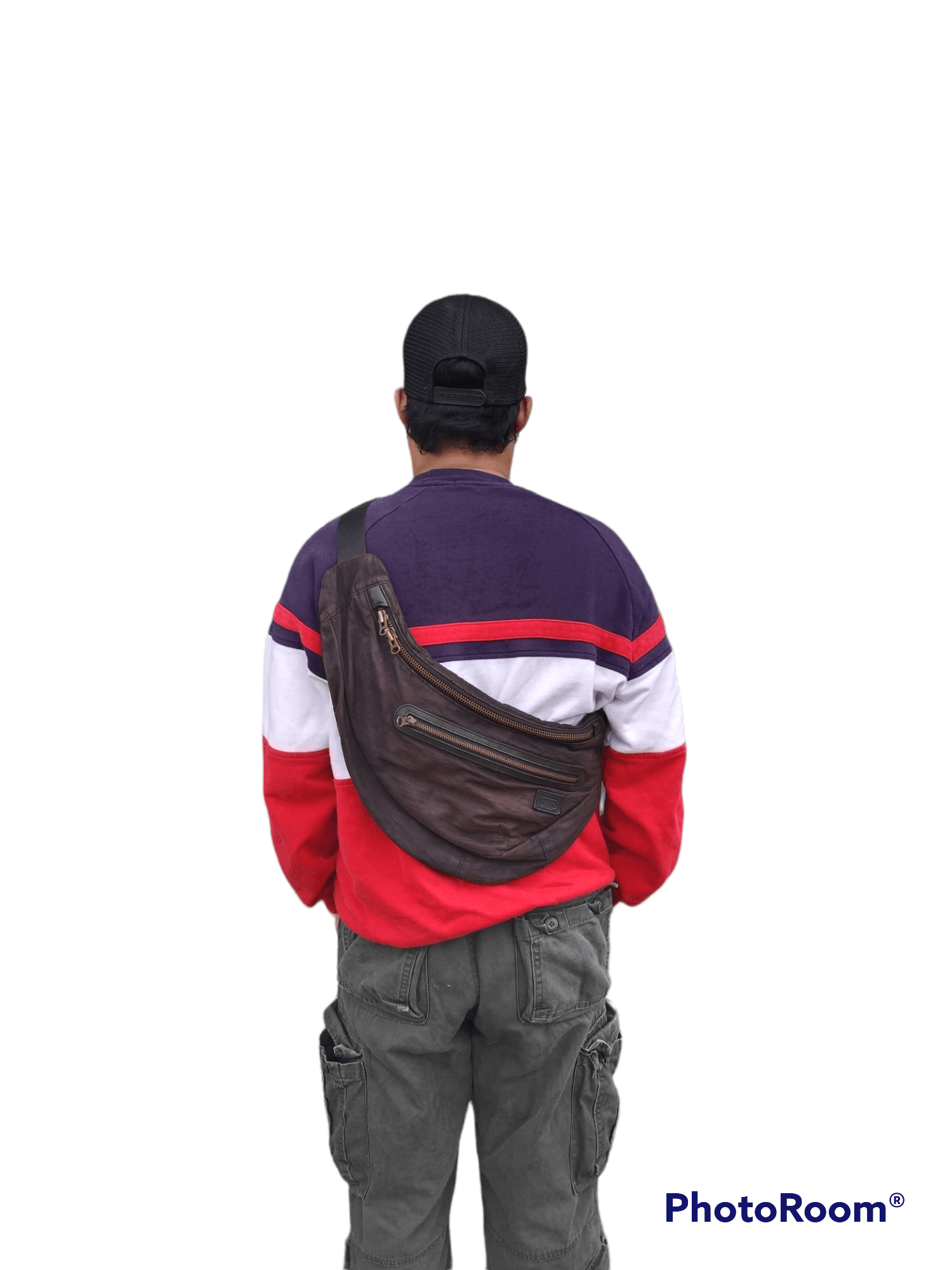 Hobo × Japanese Brand BLACK SUN FADED HOBO BANANA CROSSBODY MADE IN JAPAN Size ONE SIZE - 2 Thumbnail