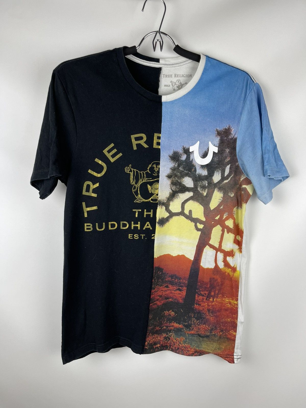 True Religion True Religion split short sleeve half cr tee shirt tshirt Size US S / EU 44-46 / 1 - 4 Thumbnail
