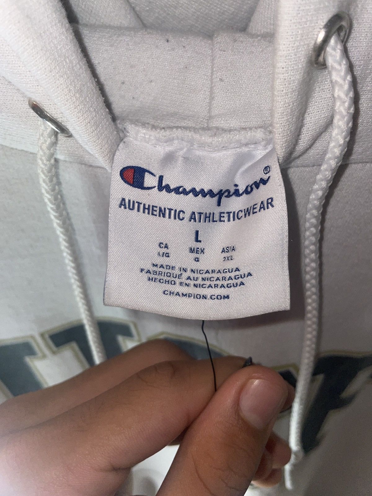 Champion × Vintage White UCF Champion Hoodie (L) Size US L / EU 52-54 / 3 - 6 Thumbnail