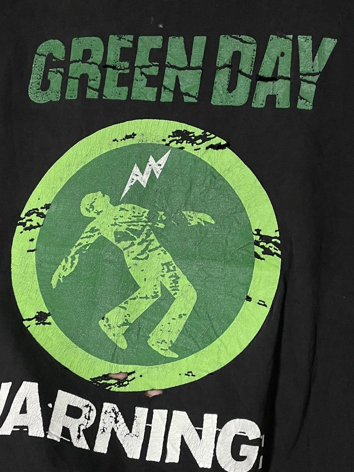 Band Tees VINTAGE 00s GREEN DAY WARNING T-SHIRT Size US M / EU 48-50 / 2 - 5 Thumbnail