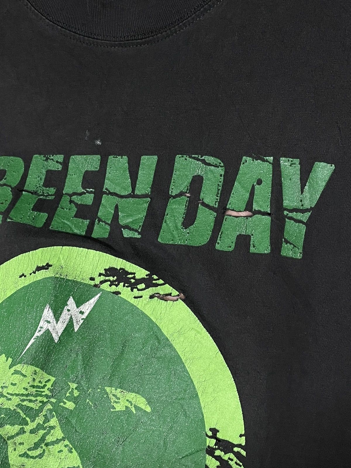Band Tees VINTAGE 00s GREEN DAY WARNING T-SHIRT Size US M / EU 48-50 / 2 - 6 Thumbnail