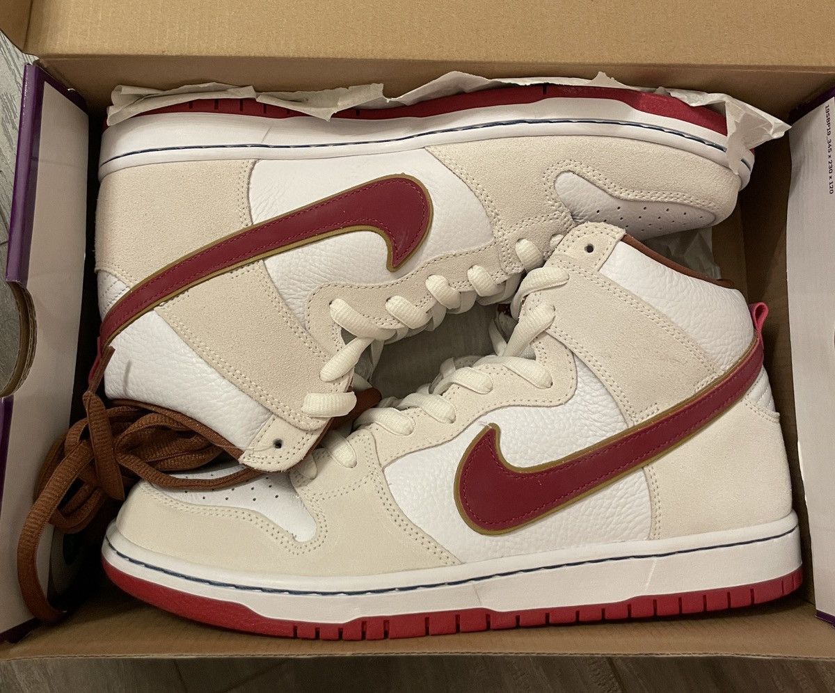Nike Nike SB Dunk High Pro Philly Blunt Crimson Sail | Grailed