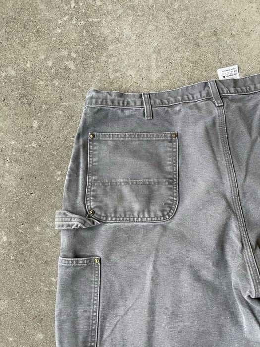 Vintage y2k Gray Double Knee Dungaree Carhartt Jeans | Grailed