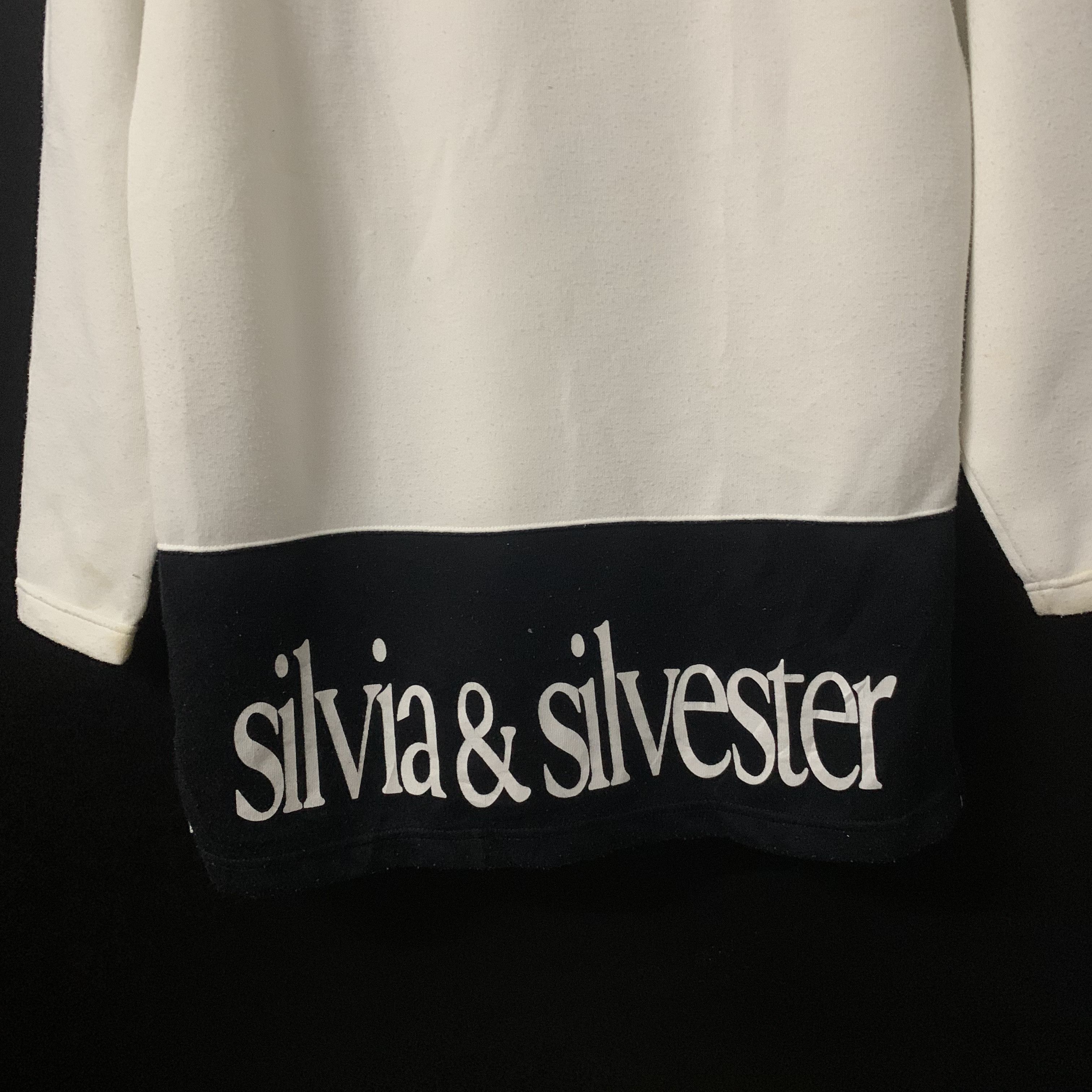Japanese Brand Vintage Silvia & Silvester Crewneck Rainbow Fonts Sweater Size US M / EU 48-50 / 2 - 10 Thumbnail