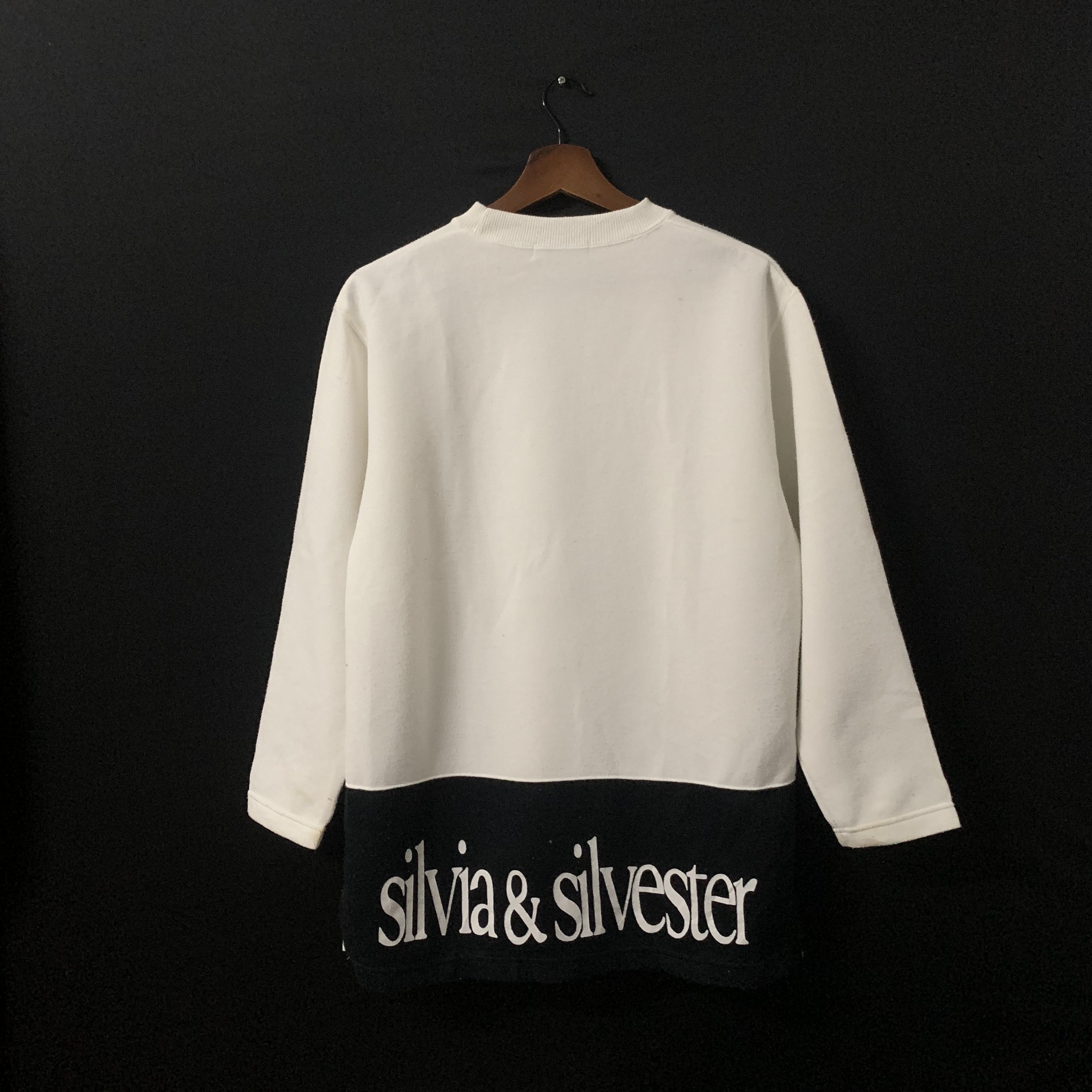 Japanese Brand Vintage Silvia & Silvester Crewneck Rainbow Fonts Sweater Size US M / EU 48-50 / 2 - 9 Thumbnail
