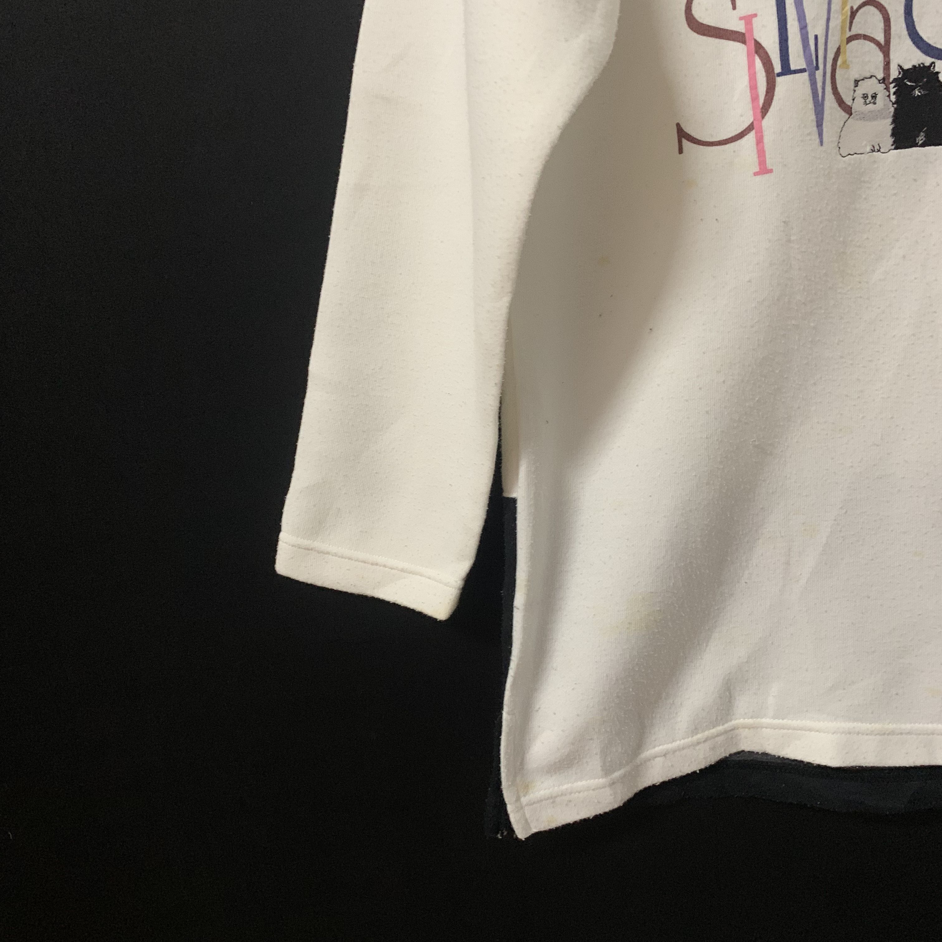 Japanese Brand Vintage Silvia & Silvester Crewneck Rainbow Fonts Sweater Size US M / EU 48-50 / 2 - 5 Thumbnail