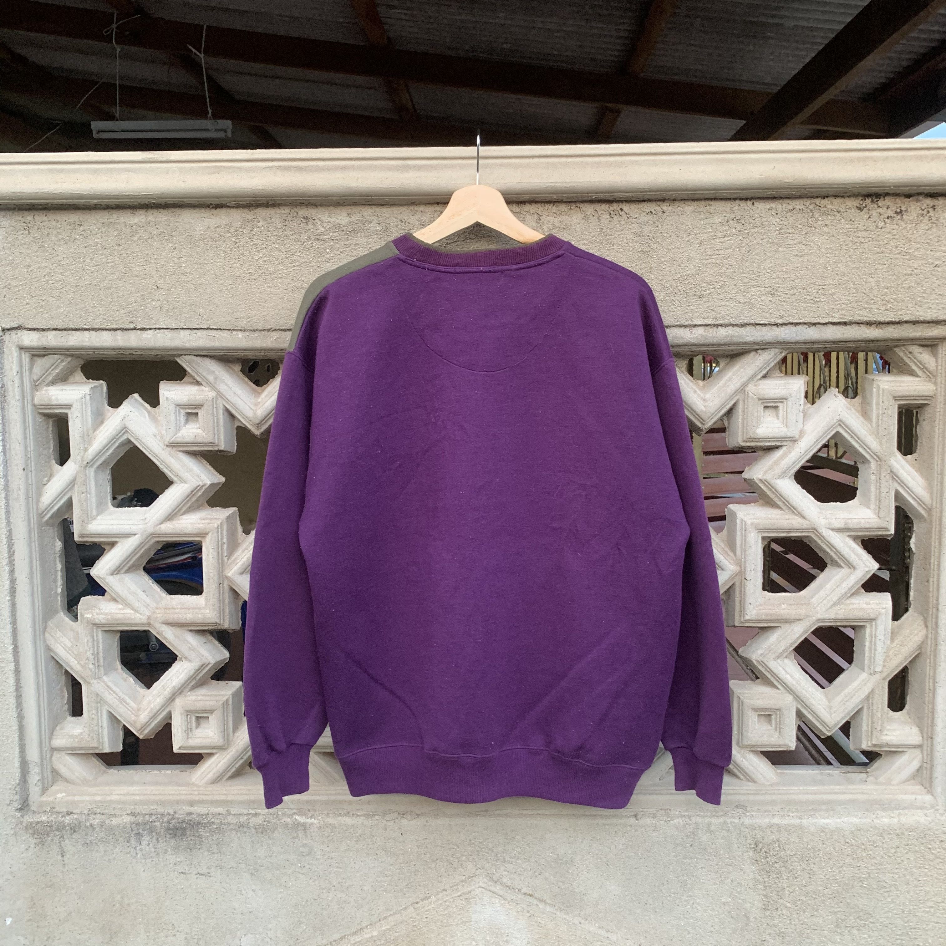 Vintage SEND OFFERS 🔥 TOM WEISKOPF Two Tone Spell Out Sweatshirts Size US L / EU 52-54 / 3 - 6 Thumbnail