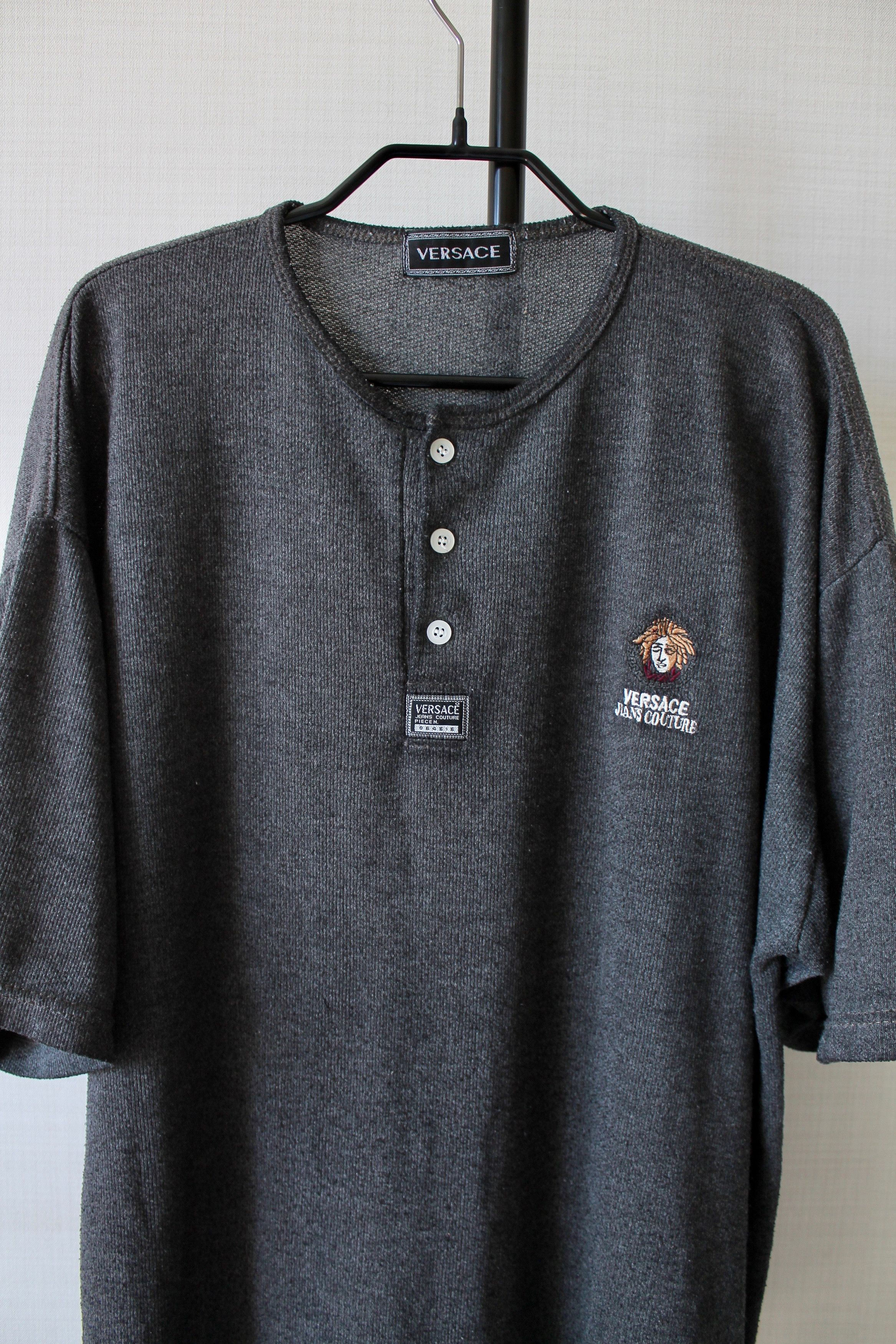 Versace Jeans Couture Versace Jeans Couture Gray T Shirt tee Size US XL / EU 56 / 4 - 2 Thumbnail