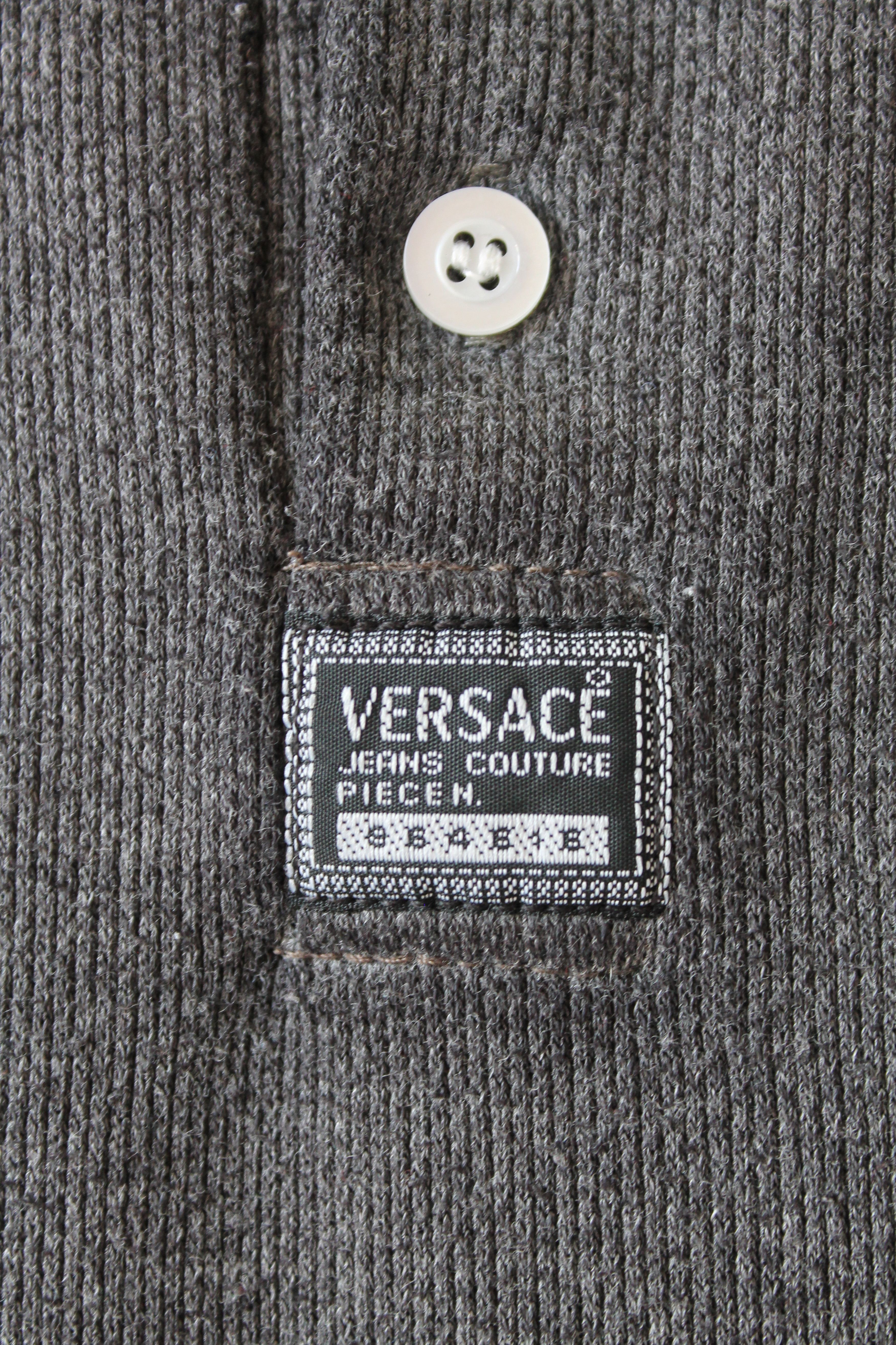 Versace Jeans Couture Versace Jeans Couture Gray T Shirt tee Size US XL / EU 56 / 4 - 4 Thumbnail