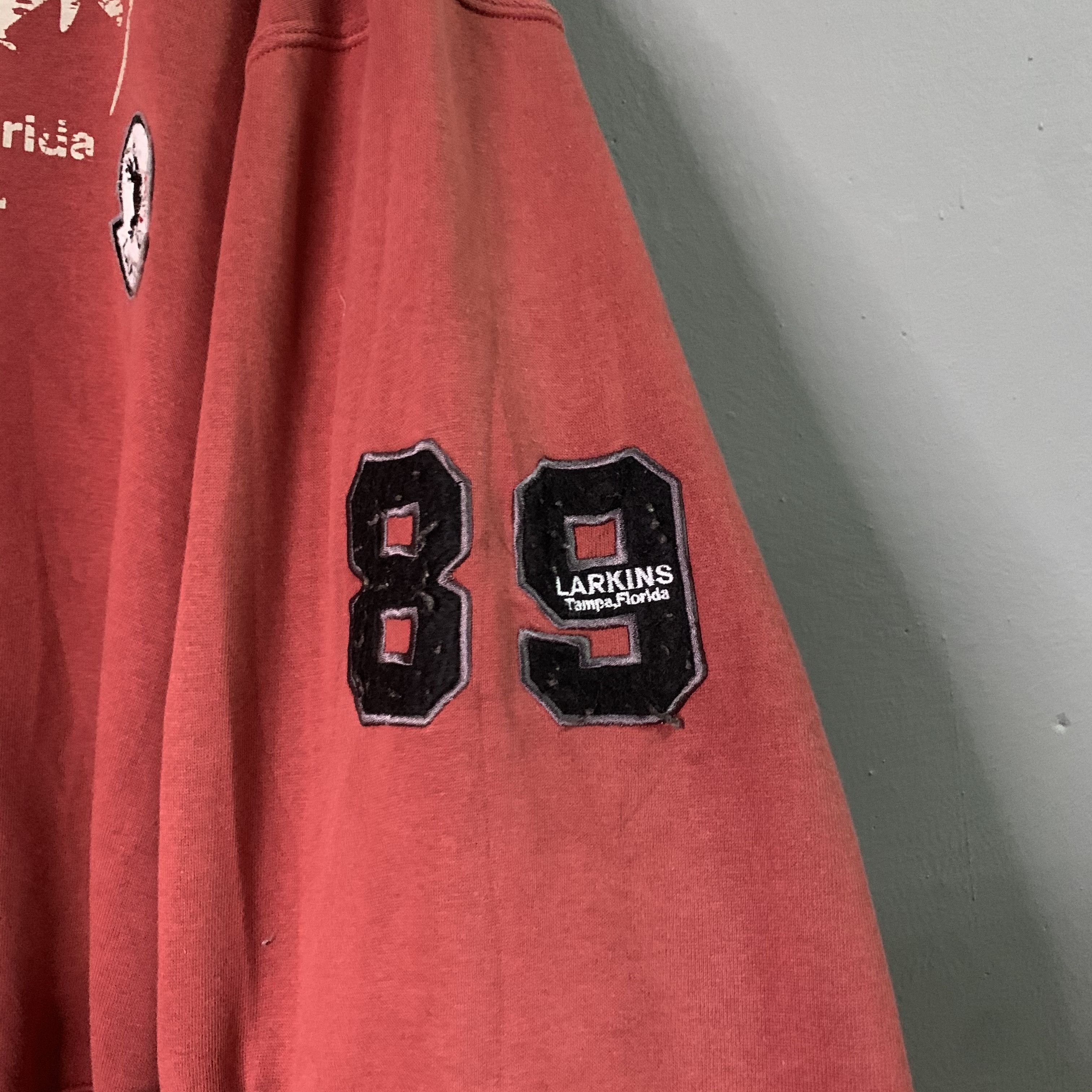 Japanese Brand SEND OFFERS 🔥 Larkins Tampa Florida With Patches Sweatshirt Size US XL / EU 56 / 4 - 5 Thumbnail