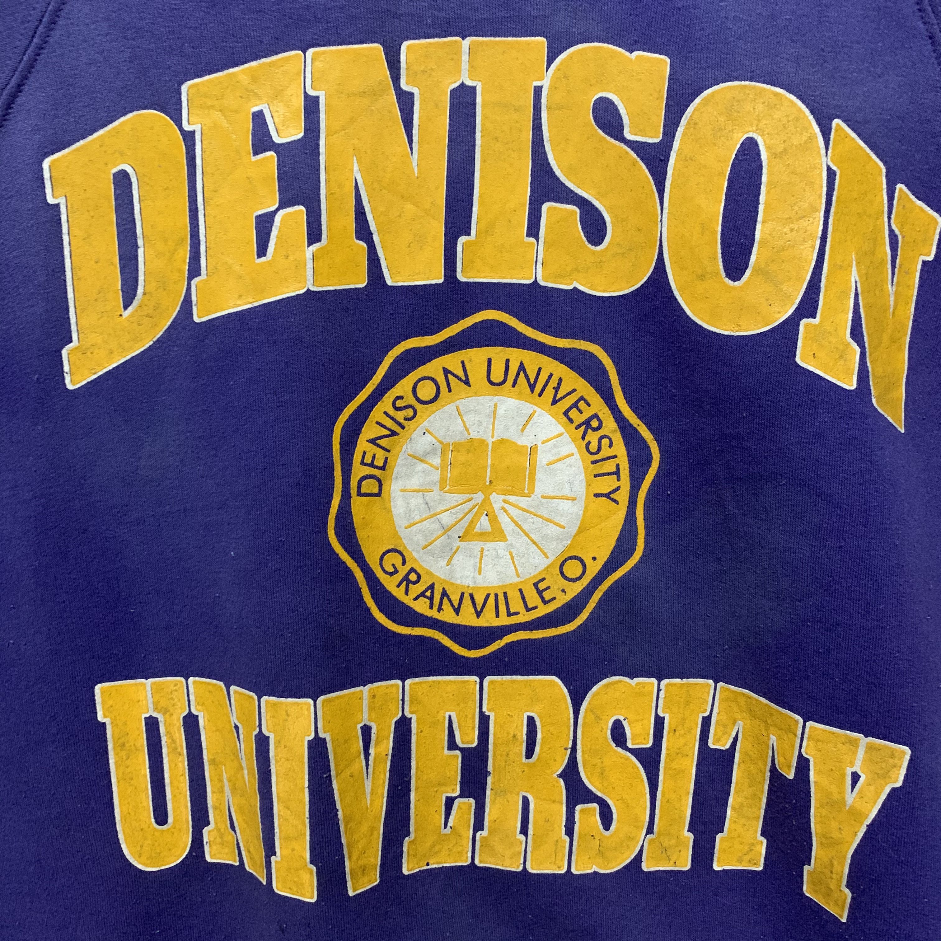 Hanes FLA⚡️H ⚡️ALE 🔥 Vintage Denison University Crewneck Sweater Size US L / EU 52-54 / 3 - 2 Thumbnail
