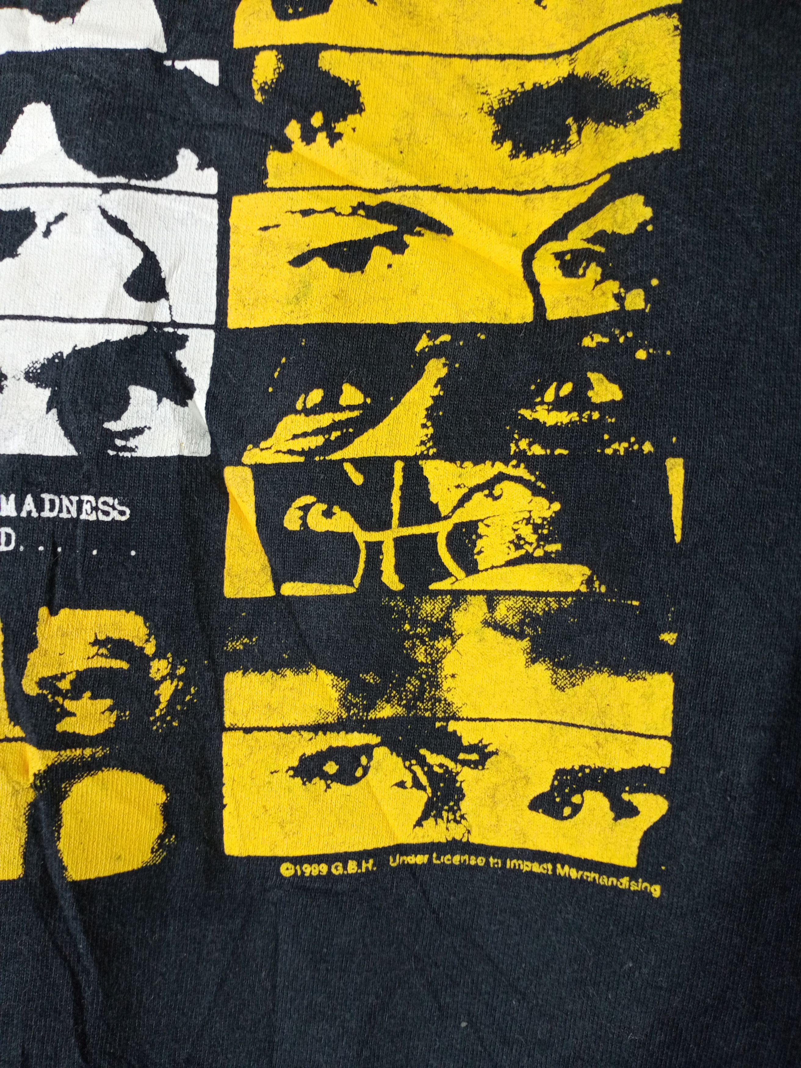 Band Tees Rare Vintage 90s Charged G.B.H Band Punk Rock Tshirt Size US L / EU 52-54 / 3 - 2 Thumbnail