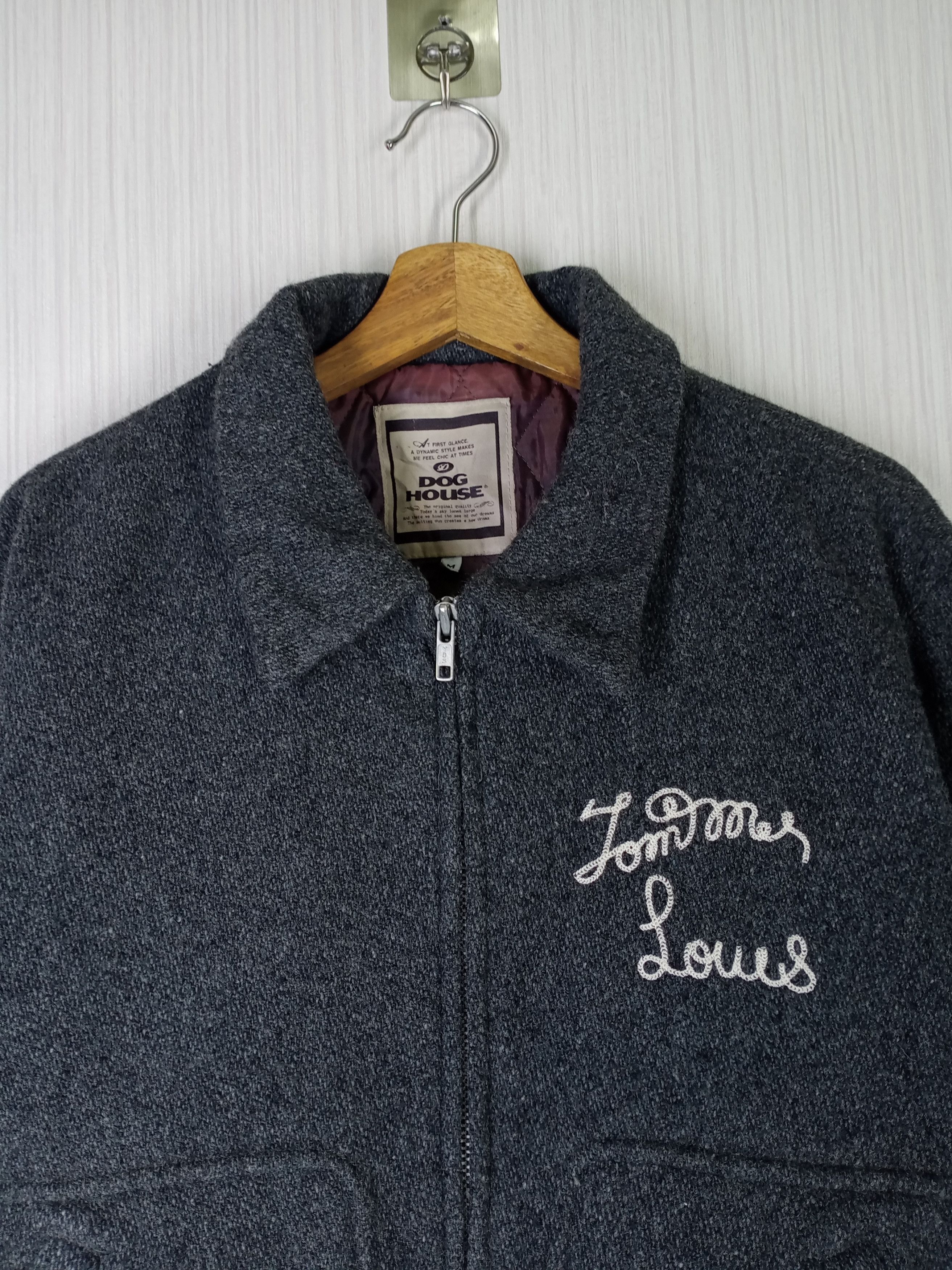 Japanese Brand Vintage 90's Straight Shooter's Wool Bomber Jacket Size US M / EU 48-50 / 2 - 4 Thumbnail