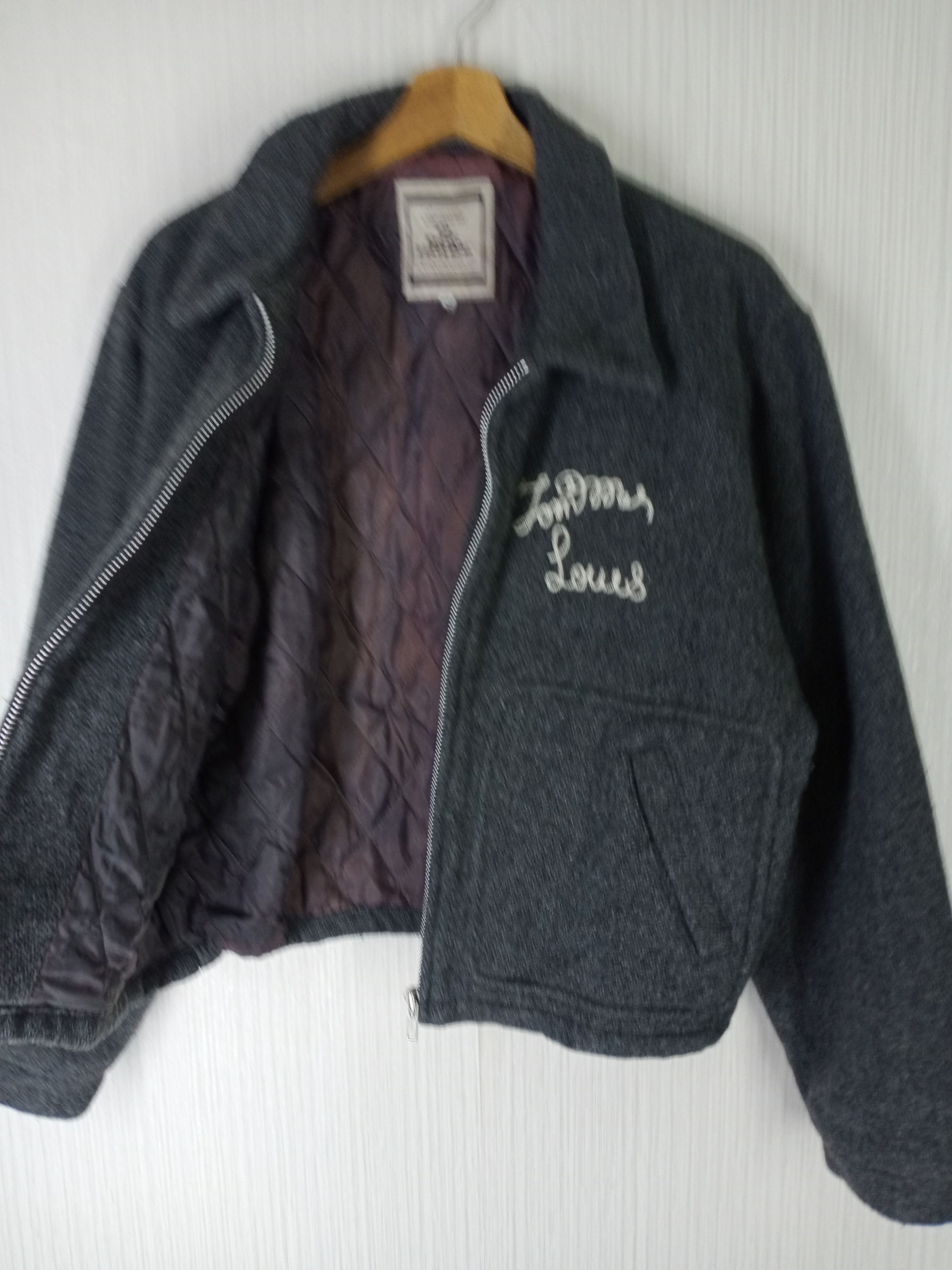 Japanese Brand Vintage 90's Straight Shooter's Wool Bomber Jacket Size US M / EU 48-50 / 2 - 6 Thumbnail