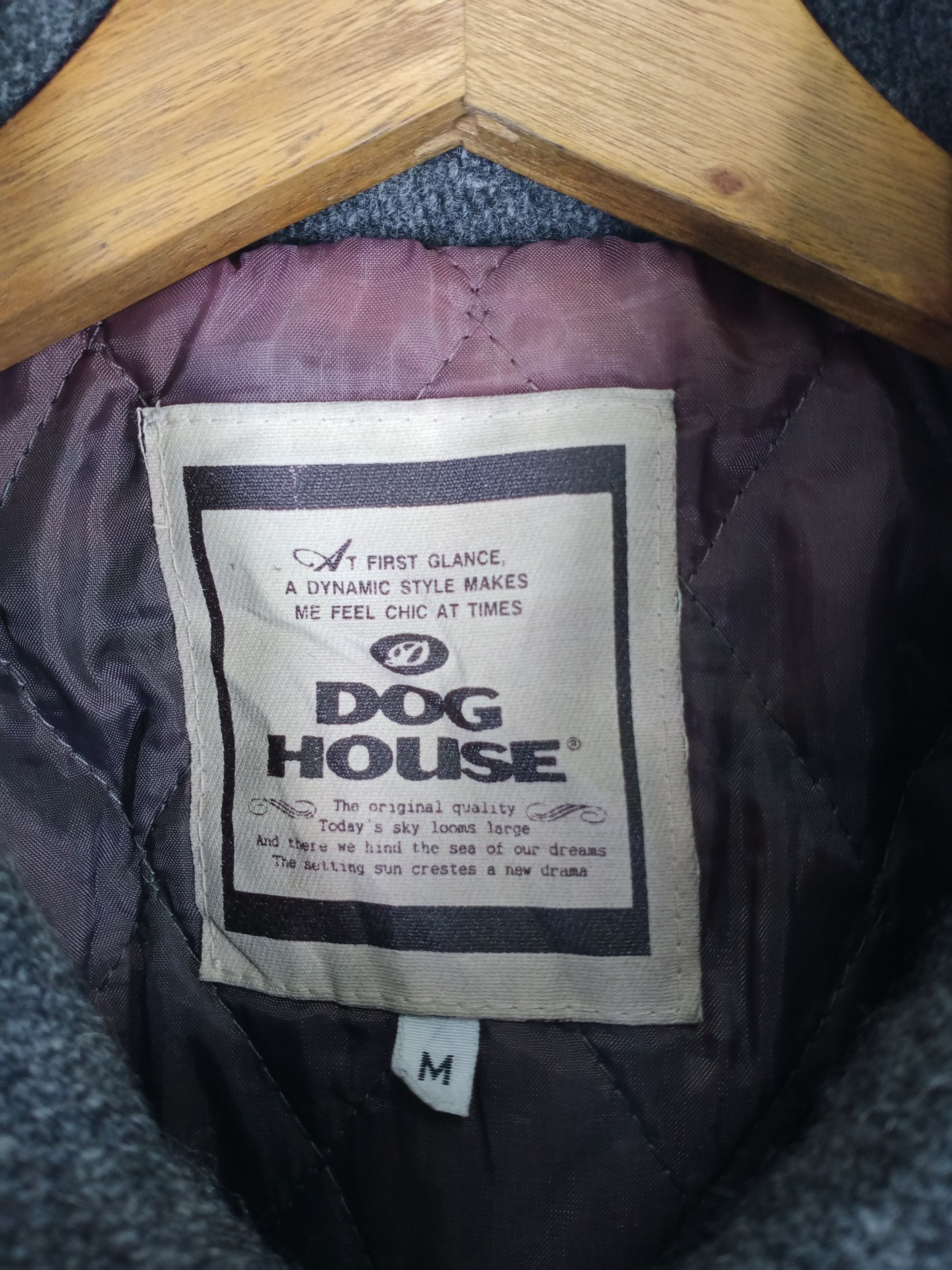 Japanese Brand Vintage 90's Straight Shooter's Wool Bomber Jacket Size US M / EU 48-50 / 2 - 5 Thumbnail