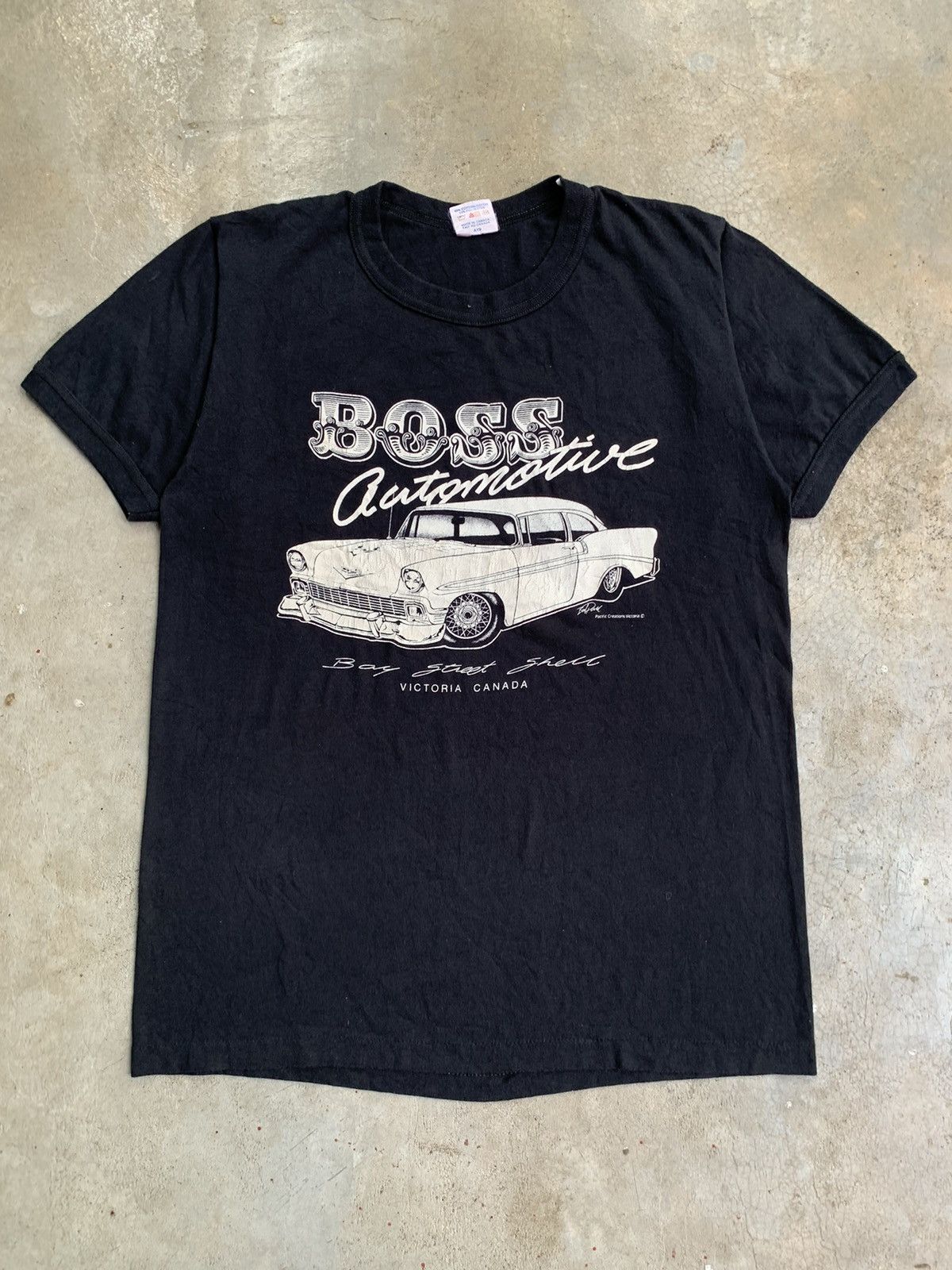 Cadillac 💸BINDINGOFFER💸VINTAGE RINGER TEES 80s CADILLAC 1960 CARS Size US M / EU 48-50 / 2 - 1 Thumbnail