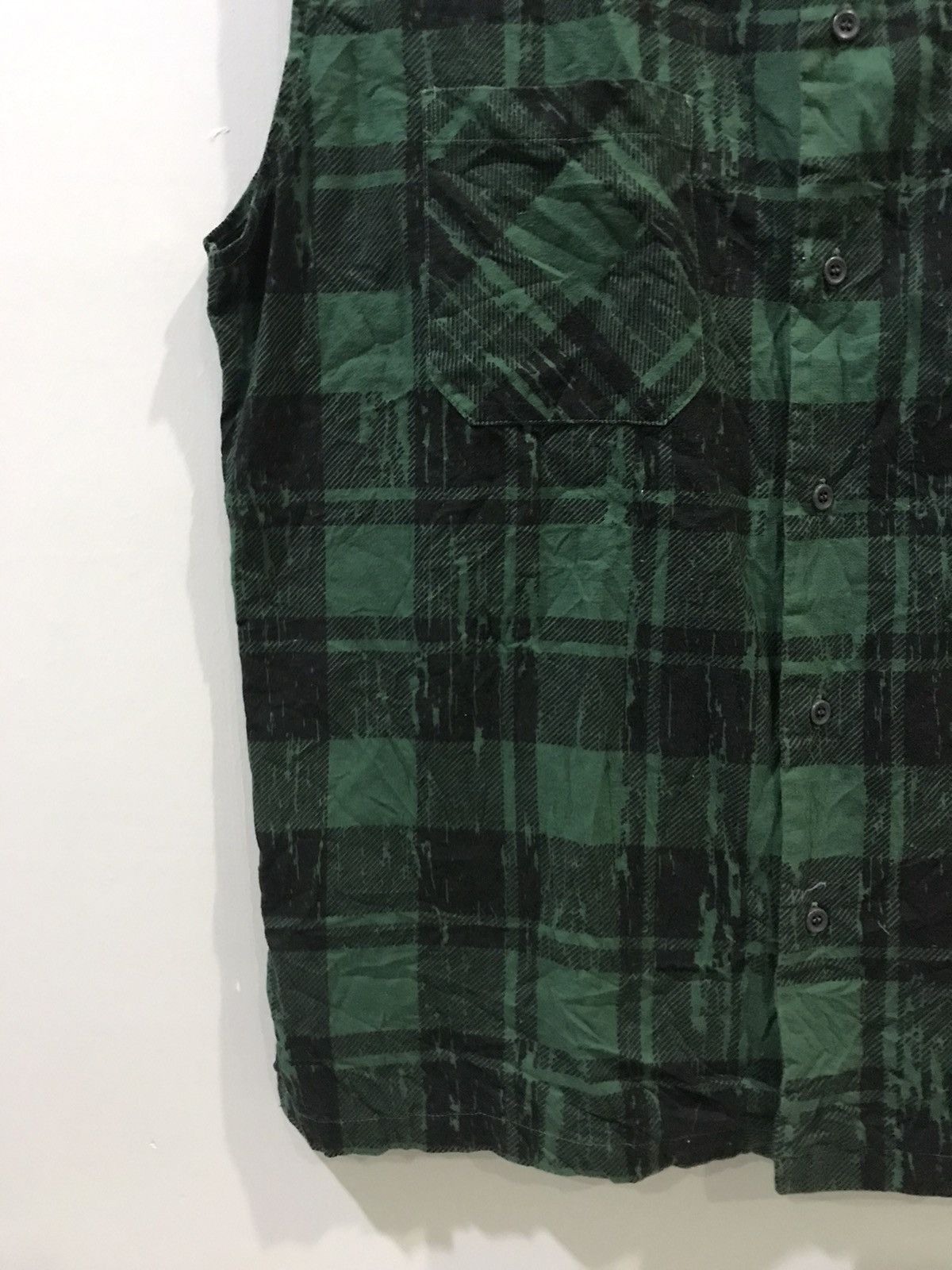 Japanese Brand × Seditionaries BRTH.BREATH Japan Plaid Punk Sleeveless Shirt Size US L / EU 52-54 / 3 - 6 Thumbnail