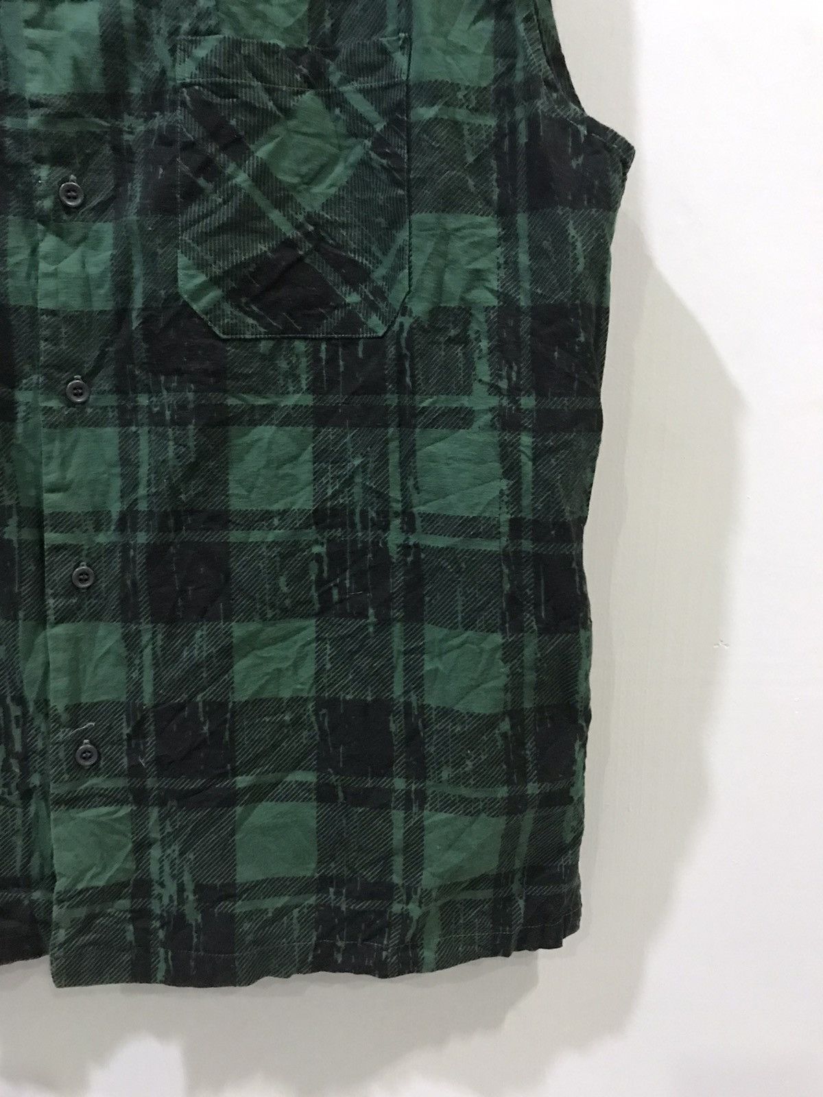 Japanese Brand × Seditionaries BRTH.BREATH Japan Plaid Punk Sleeveless Shirt Size US L / EU 52-54 / 3 - 5 Thumbnail