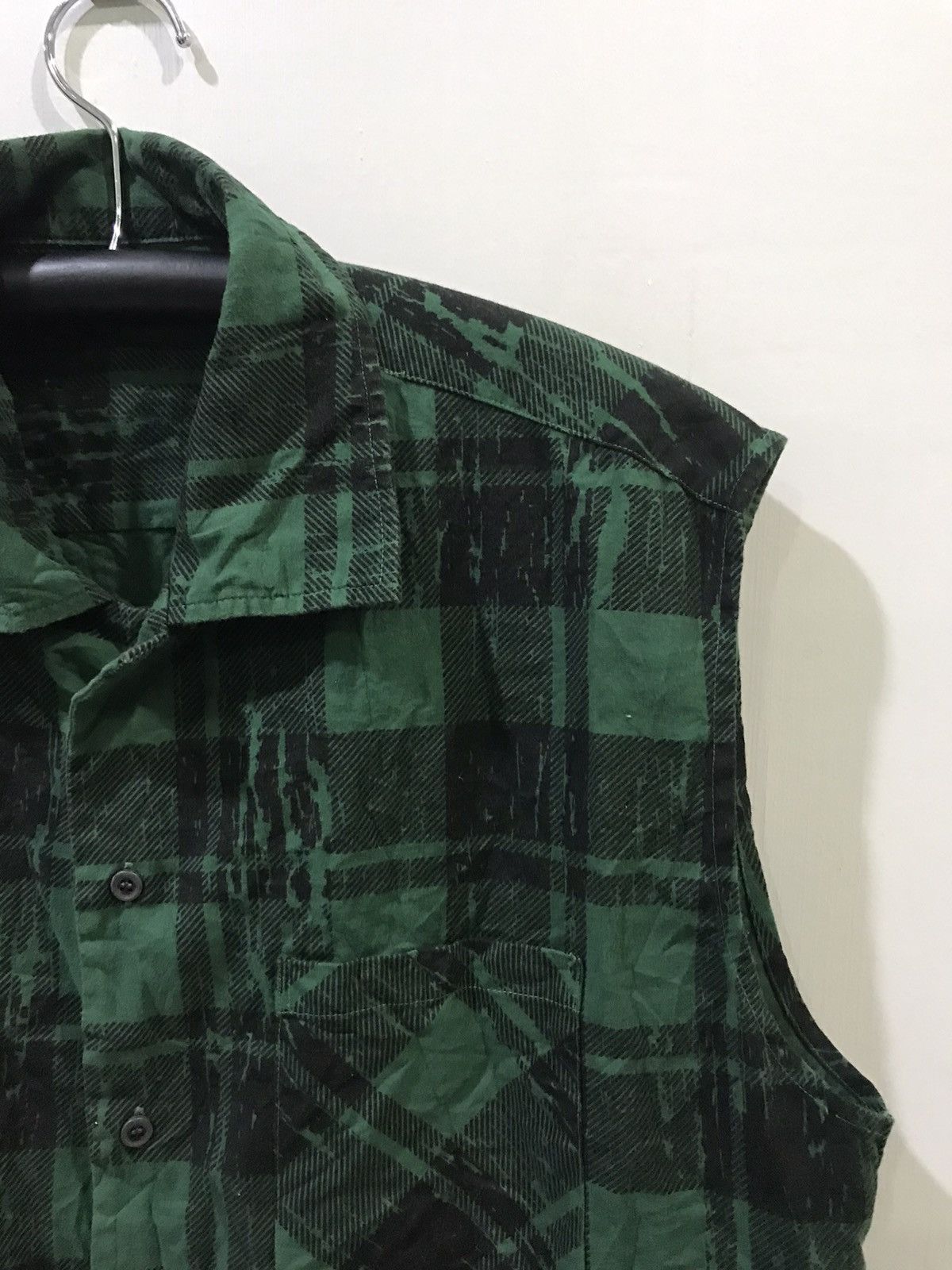 Japanese Brand × Seditionaries BRTH.BREATH Japan Plaid Punk Sleeveless Shirt Size US L / EU 52-54 / 3 - 3 Thumbnail