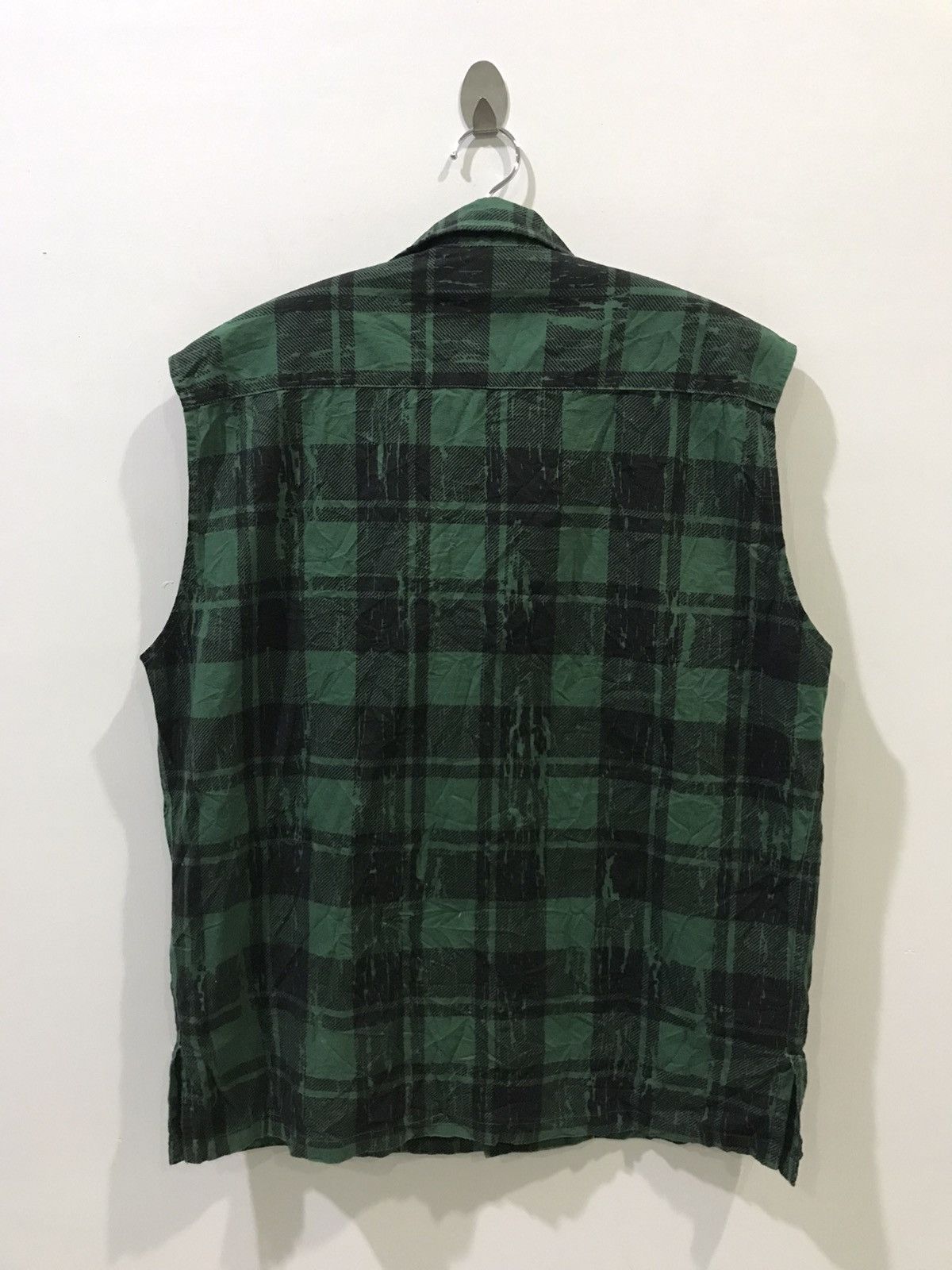Japanese Brand × Seditionaries BRTH.BREATH Japan Plaid Punk Sleeveless Shirt Size US L / EU 52-54 / 3 - 7 Thumbnail