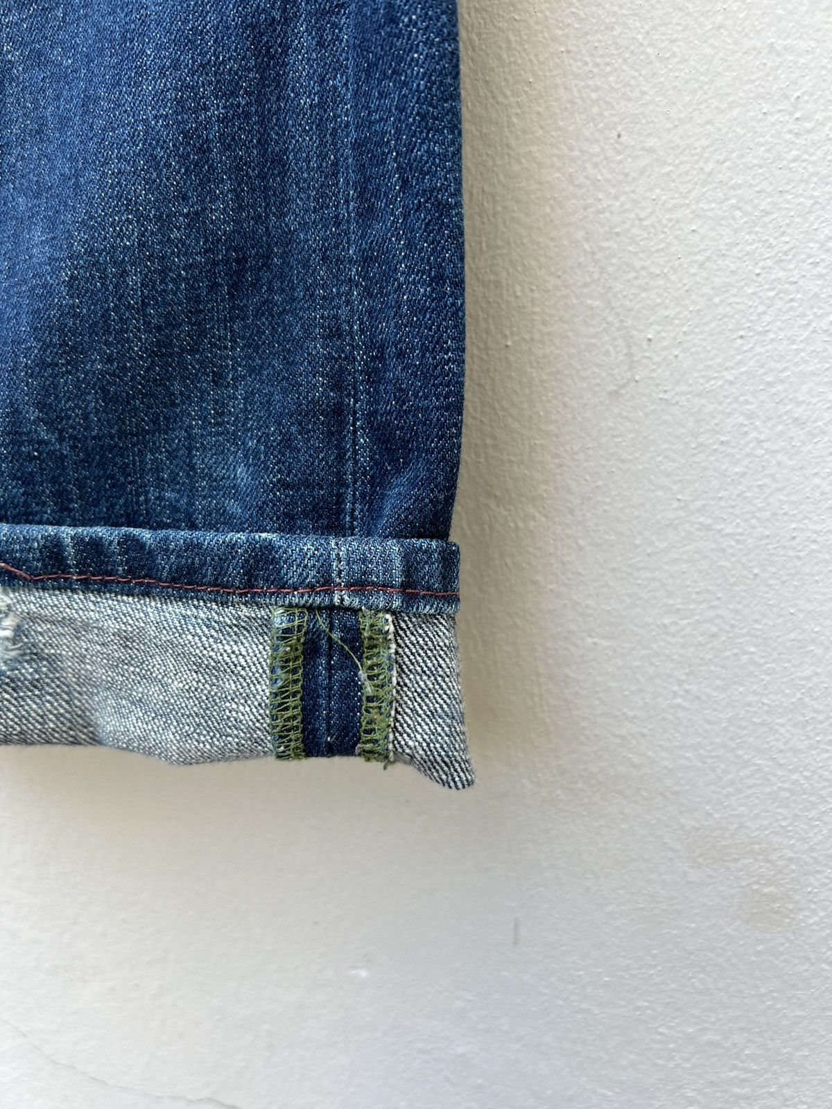 Mizra Jeans Kyoto Vintage Zen Kyoto Hand Painted Denim Ripped Jeans Size US 34 / EU 50 - 18 Thumbnail
